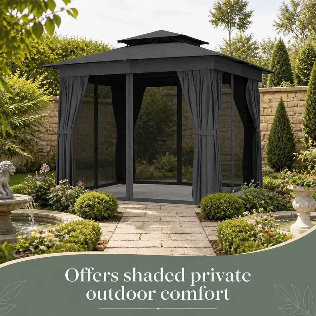 WOW PIONEER Square Outdoor Gazebo
