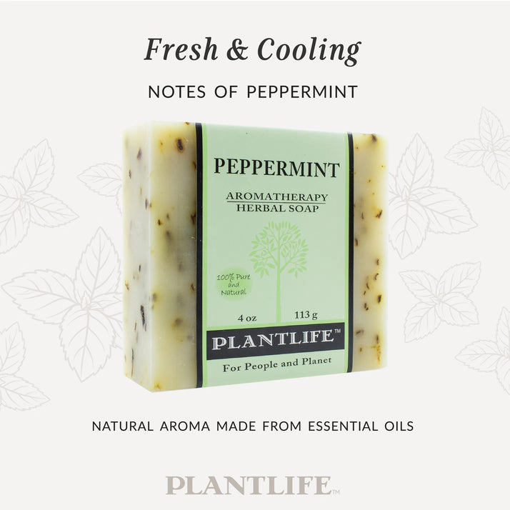 Plantlife Peppermint Aromatherapy Herbal Soap