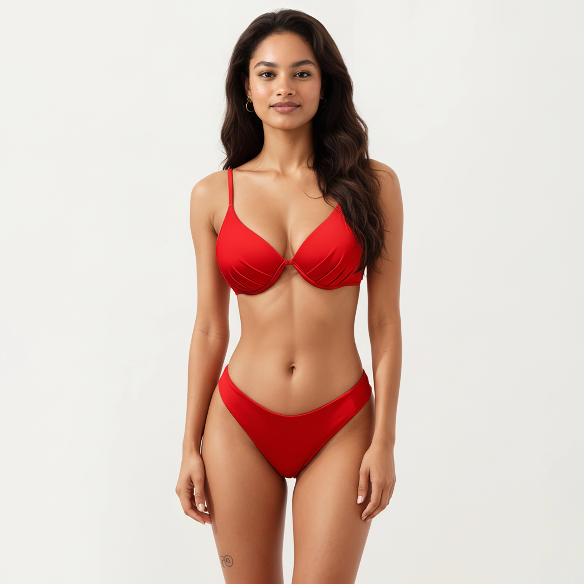 Anna-Kaci Women’s Two-Piece Bikini Set - Underwire Top, Low-Rise Bottom