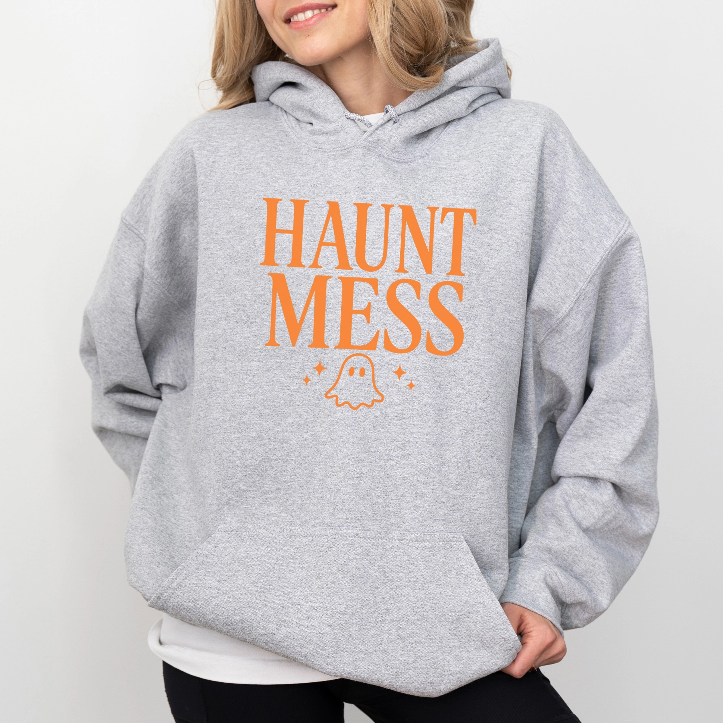 Simply Sage Market - Women's Graphic Hoodie Haunt Mess