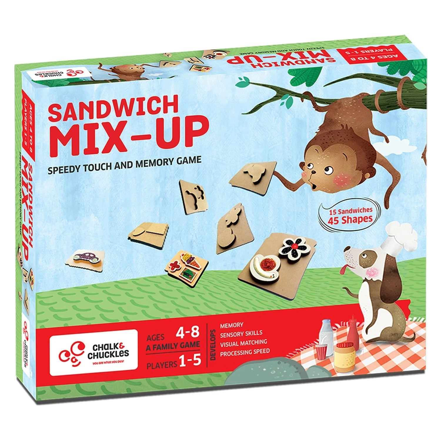 Chalk & Chuckles Sandwich Mix up - 1-5 Players