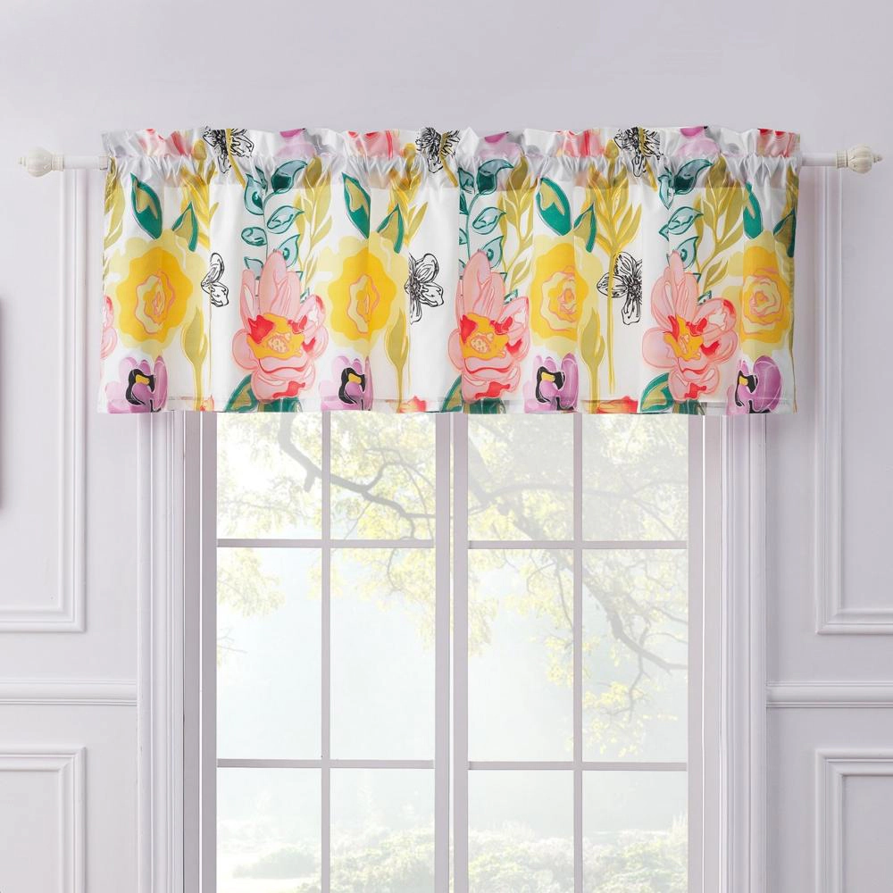 Greenland Home Fashion Watercolor Dream Window Valance - Multi 84x19"