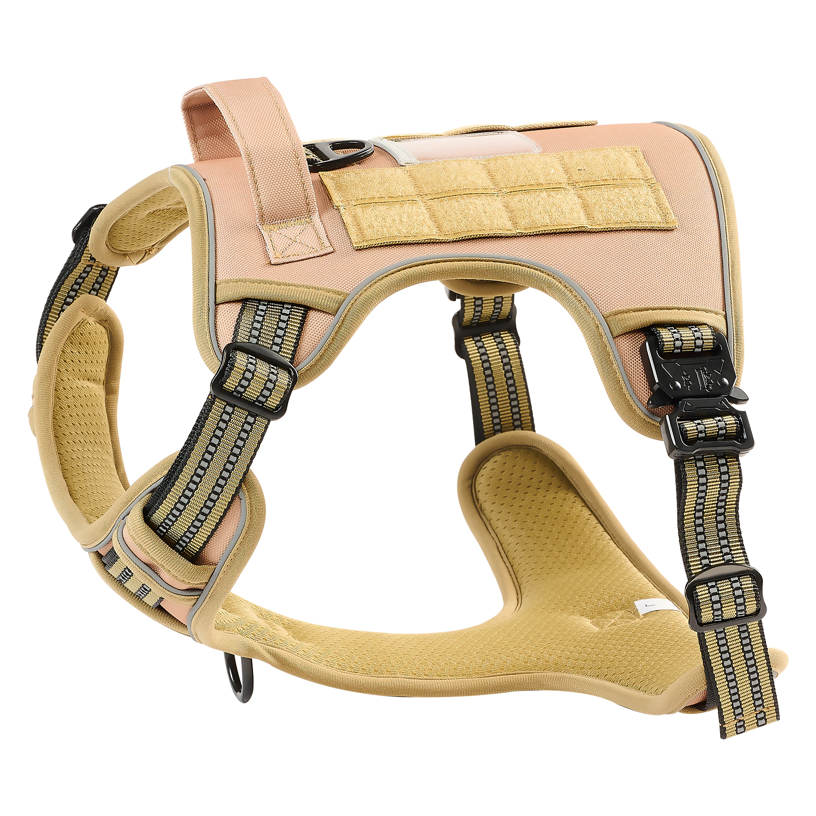HONGGE Dog Harness for Large Dogs, No Pull Adjustable Pet Vest Harness, with Handle, Metal Rings, Buckles