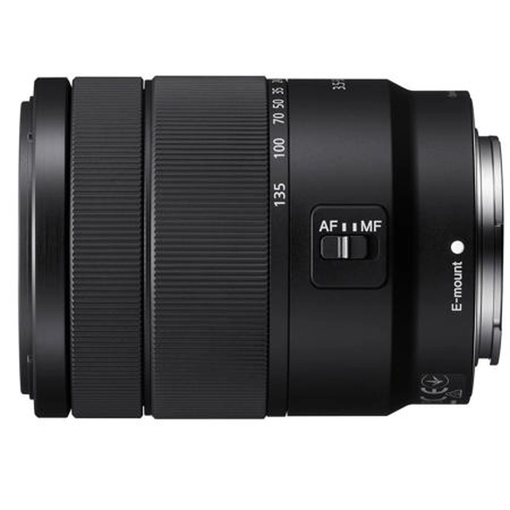 Sony E 18-135mm f/3.5-5.6 OSS Lens (SEL18135) + AOM Bundle Package Kit - international Version (1 Year AOM Wty)