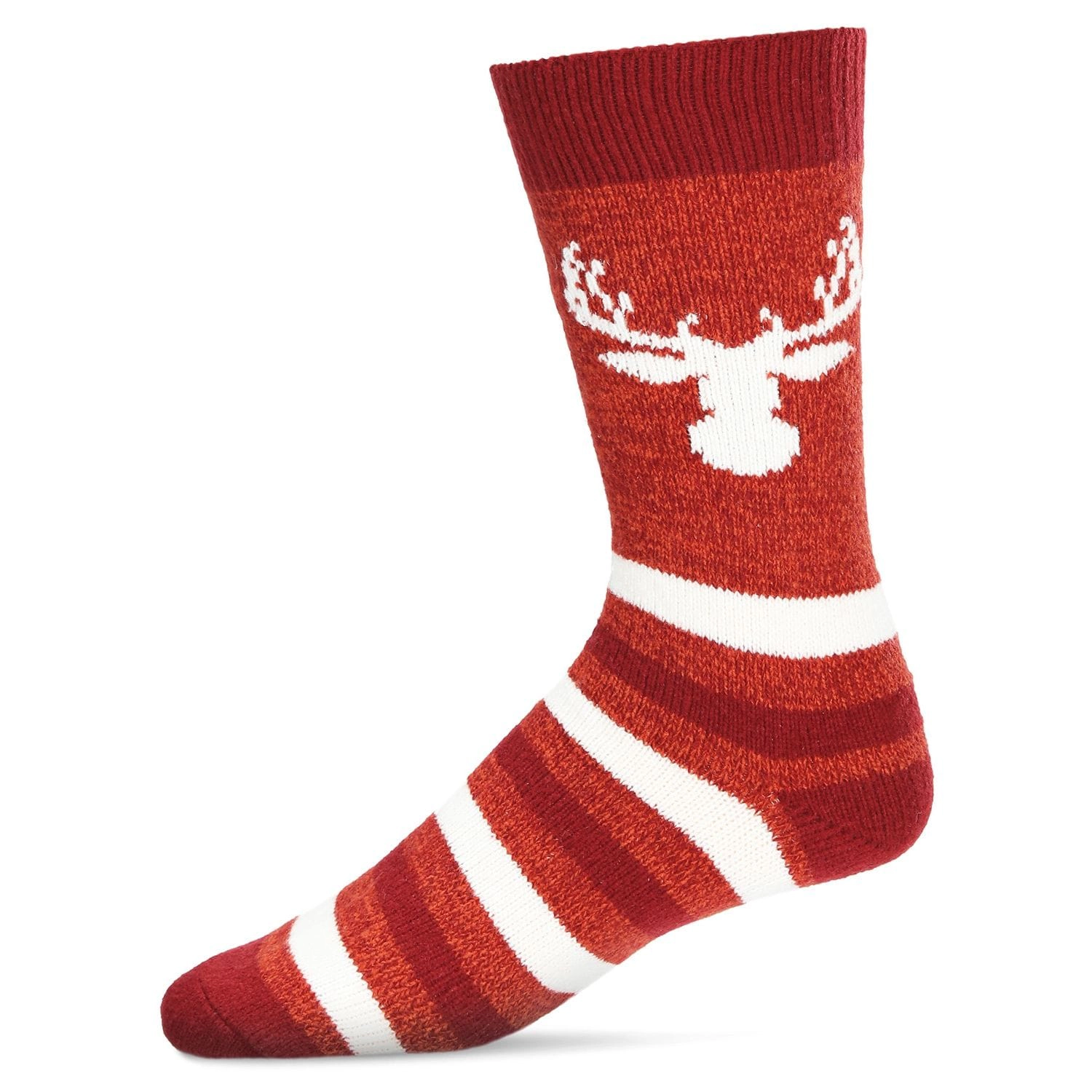 MeMoi Men's Moose Buttersoft Cozy Crew Socks