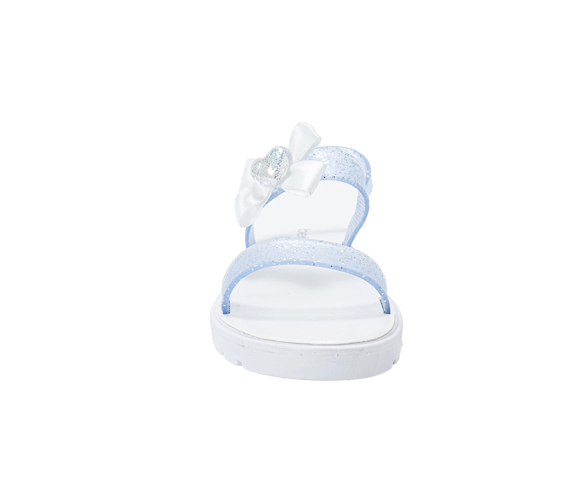 bebe Toddler Girl's Sandals with Back Strap and Bow Detail