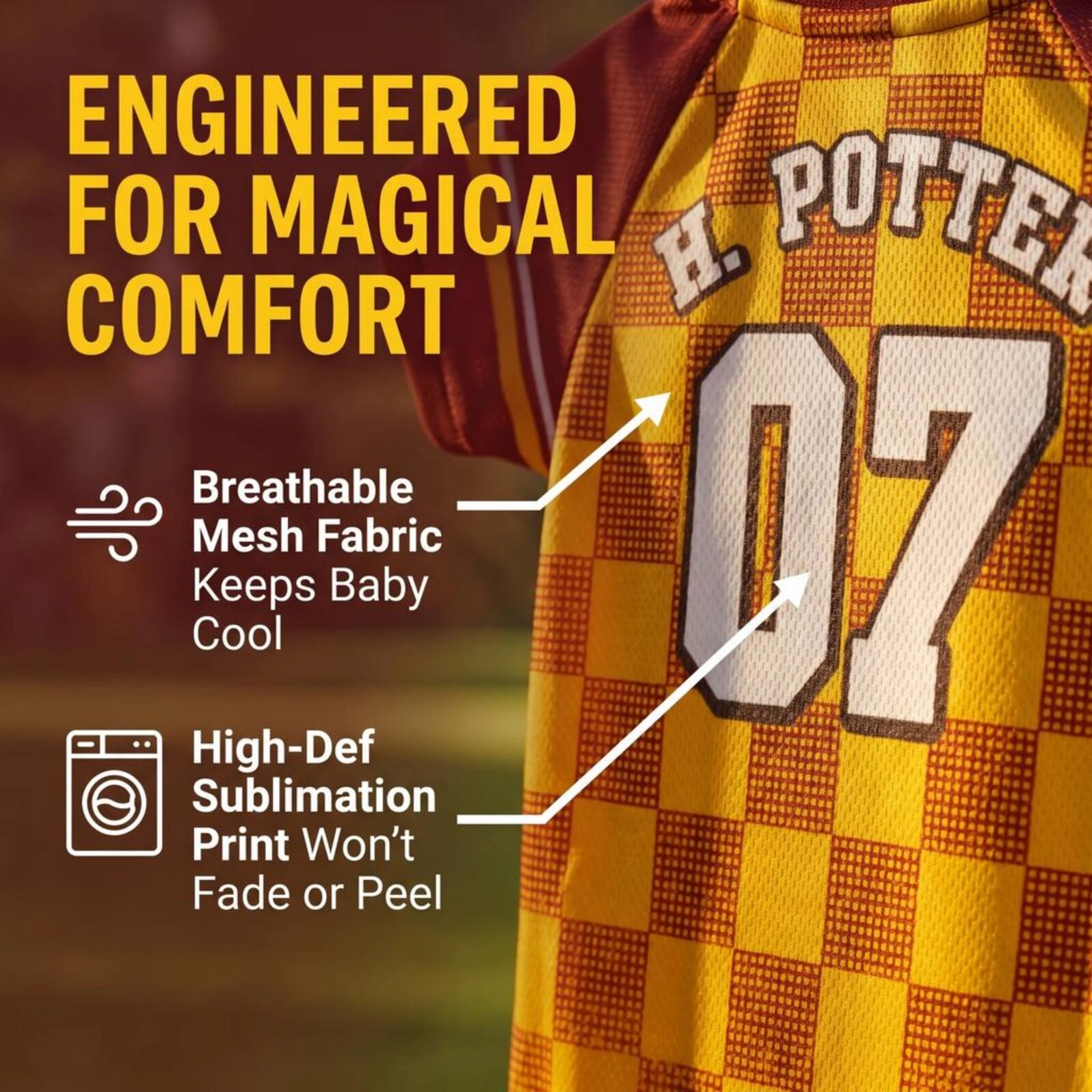 Harry Potter Boys' Athletic One Piece Romper