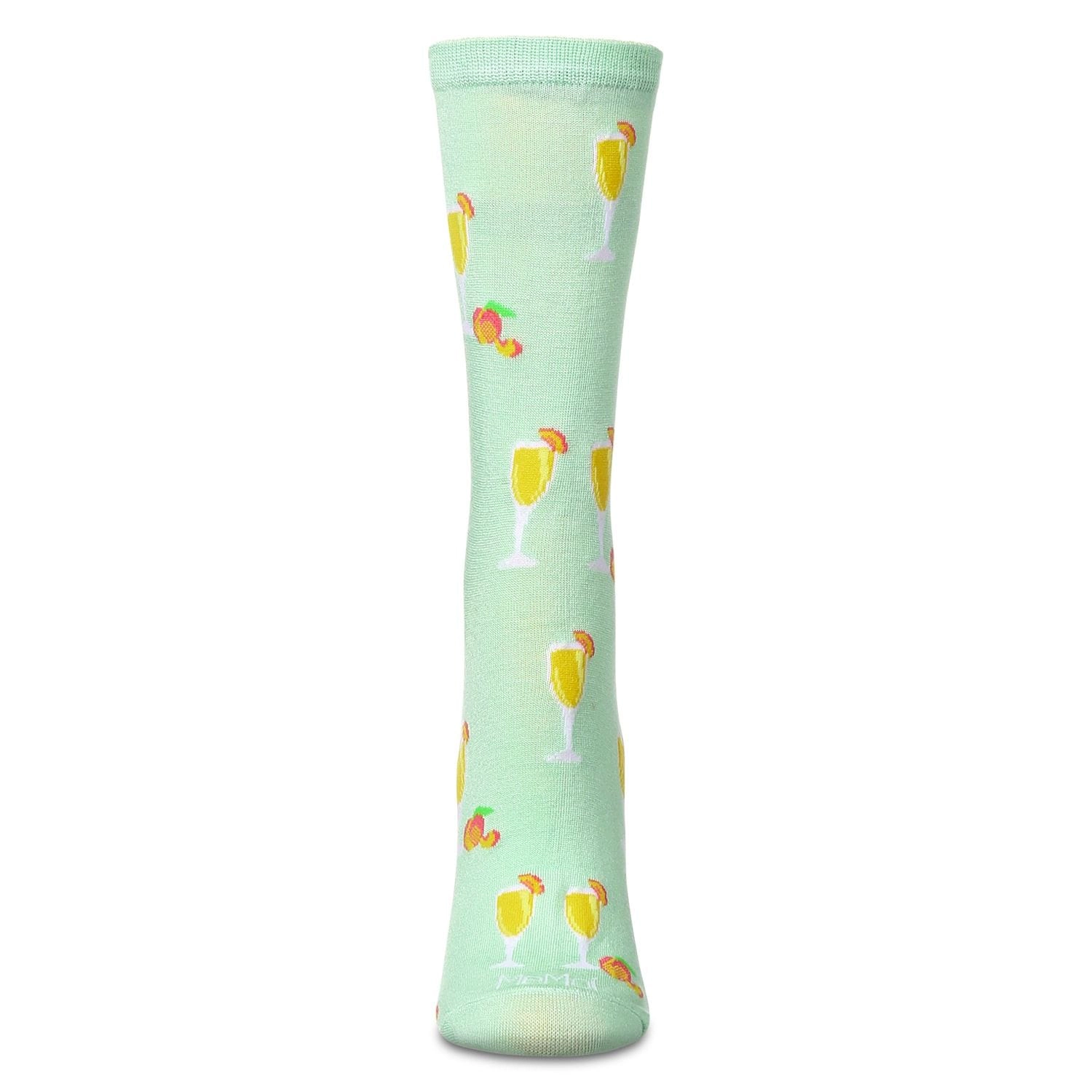 MeMoi Women's Bellinis Rayon From Bamboo Crew Socks