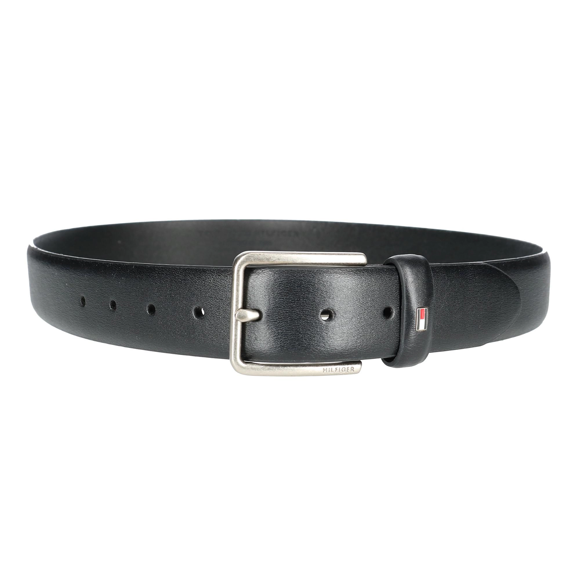 Tommy Hilfiger Men's Smooth Feather Edge Leather Belt