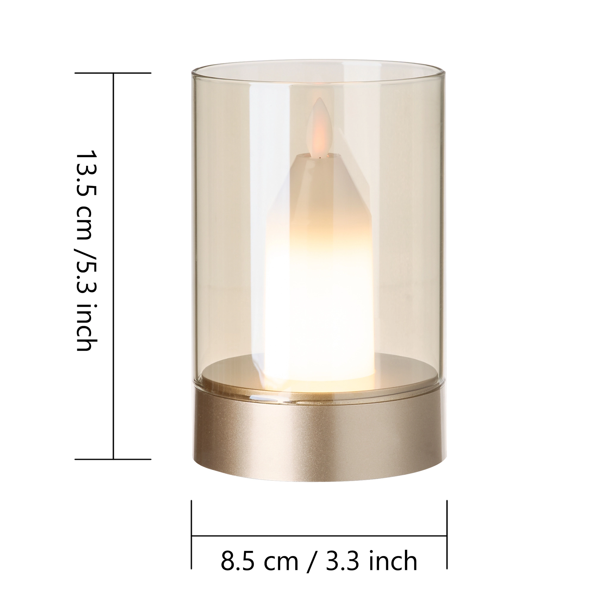 EP LIGHT Flameless Candle Table Lamp LED Night Light Motion Sensor