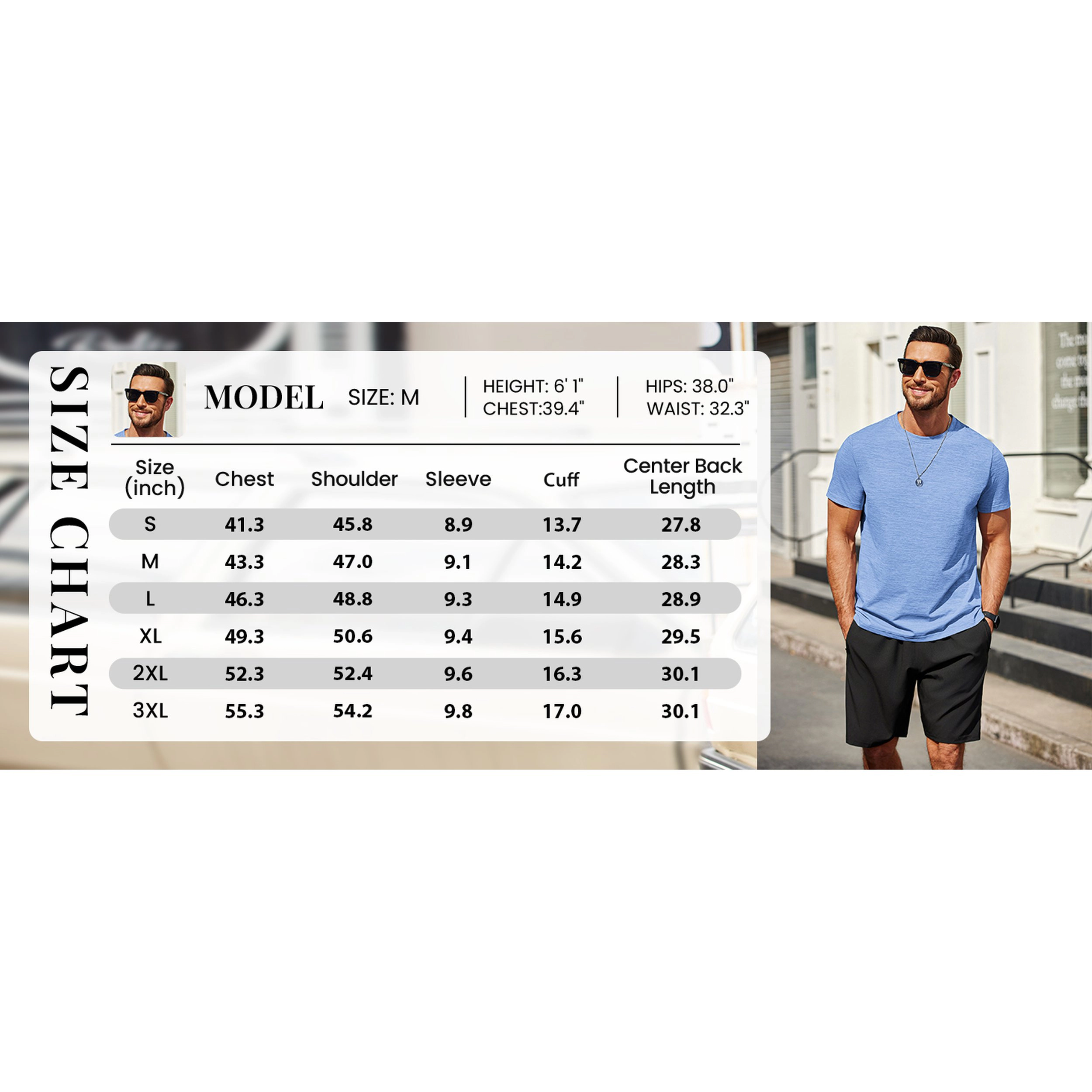 COOFANDY Men's Regular Fit Crew Neck Short Sleeve T-Shirt