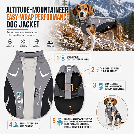 Dog Helios ® Altitude-Mountaineer Wrap-Hook-and-Loop Protective ...
