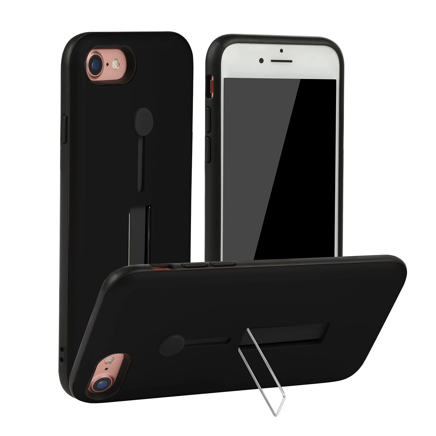 GBruno Dual-Layer IPhone 8 Case With Finger Strap