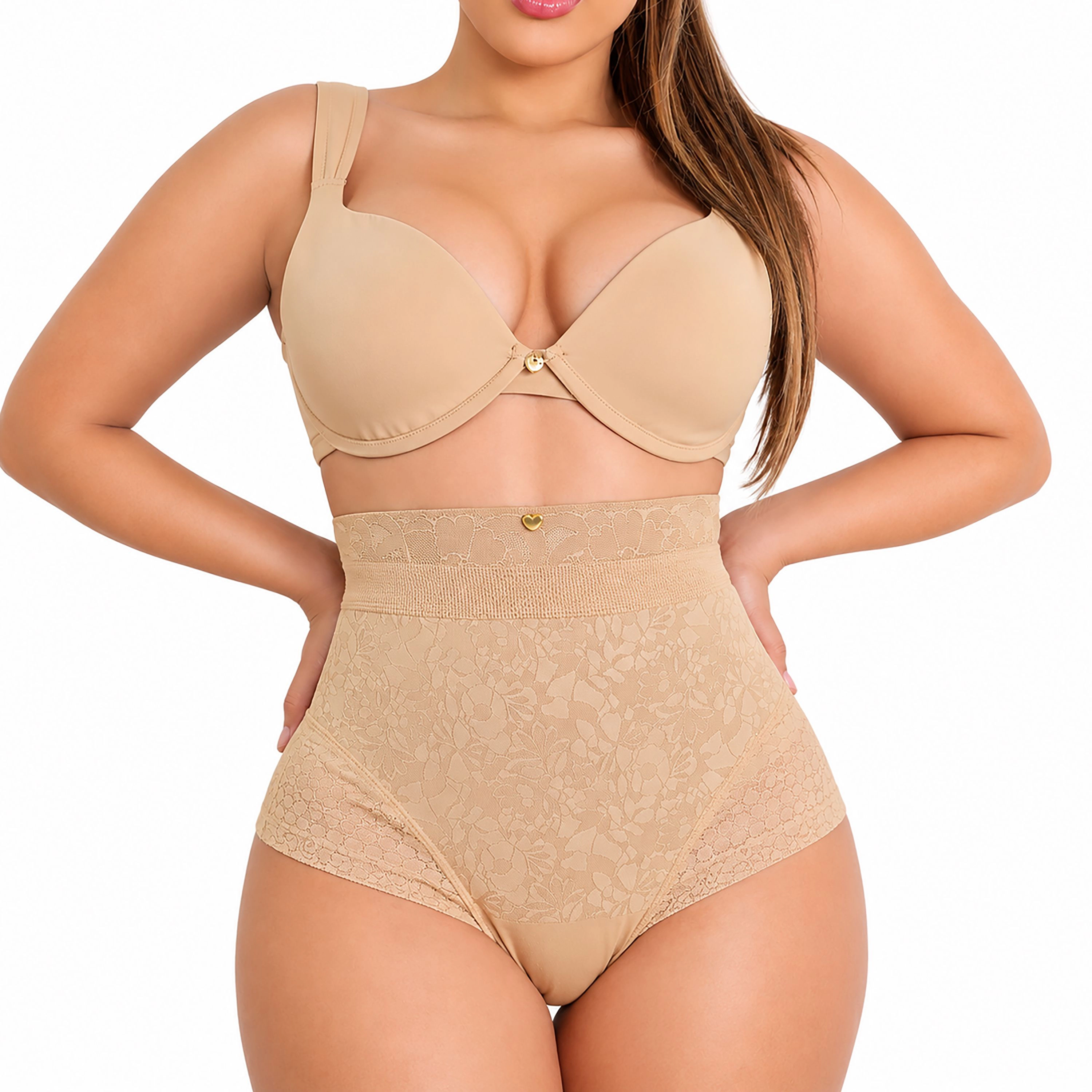 YAHAIRA Women's Lace High Waisted Panty Triple Tummy Layer