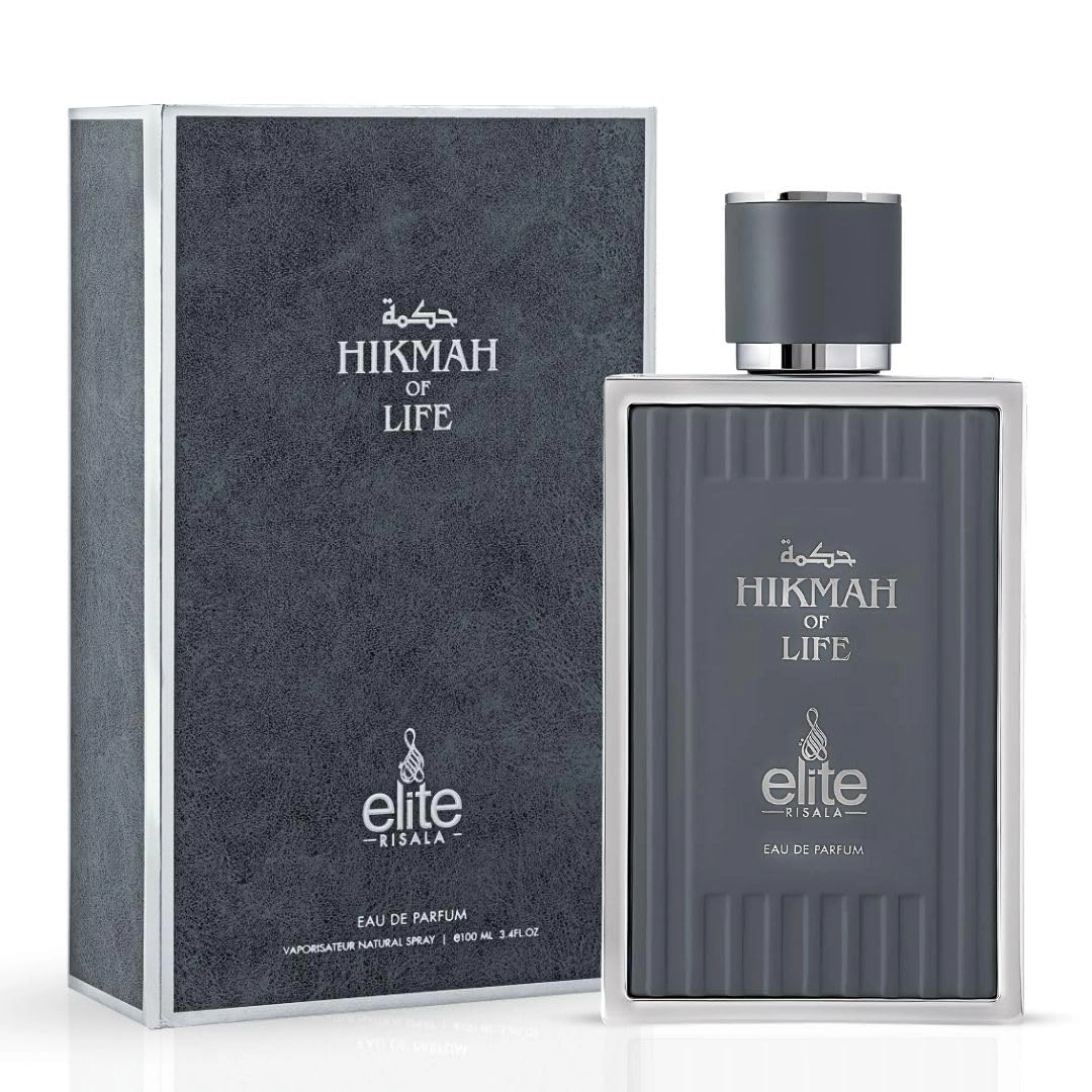 Risala Elite Hikmah of Life Intense Eau de Parfum for Men, Citrus Aromatic 3.4 oz Spray