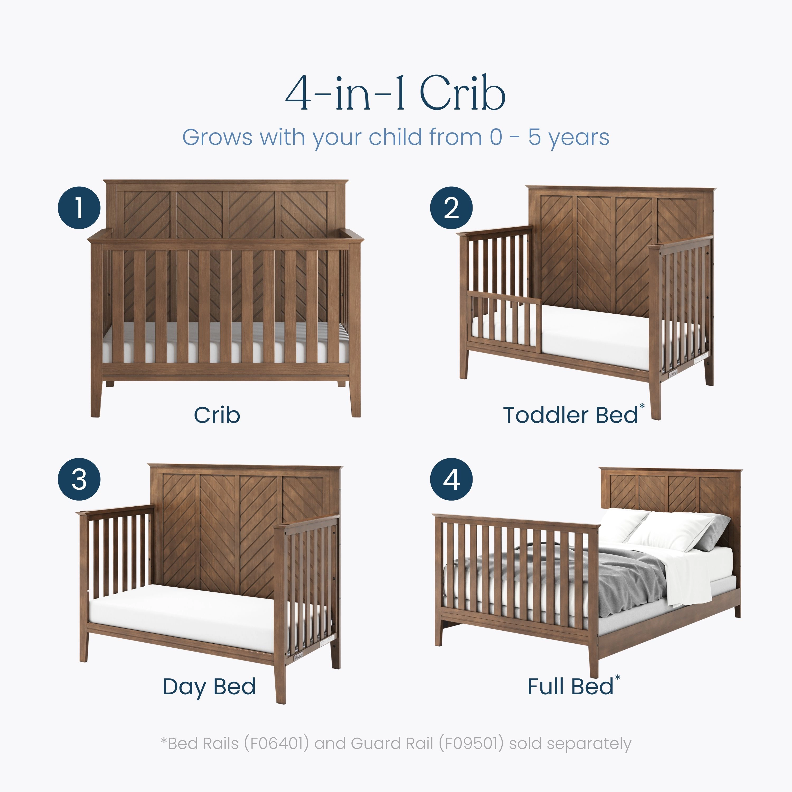 Atwood 4-in-1 Convertible Crib