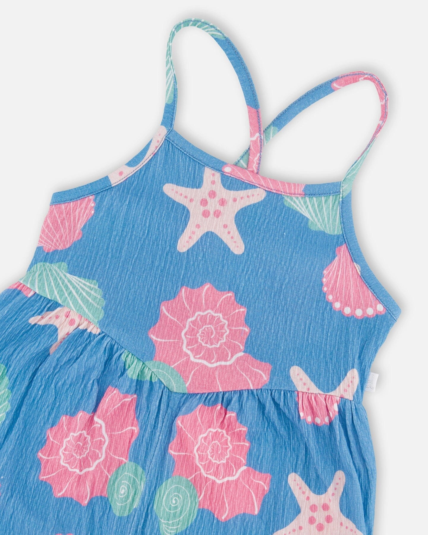 Deux par Girls Crinkle Jersey Jumpsuit Shell Print