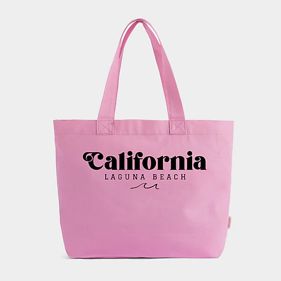 Simply Sage Market - Zippered Canvas Tote - California Laguna Beach