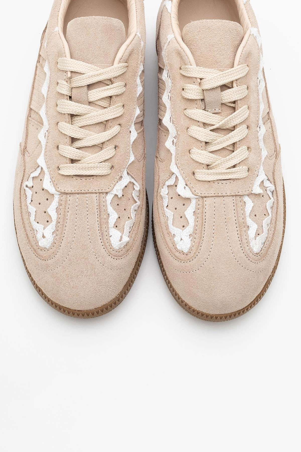 Forever & Always Womens Shiva Suede Leather Sneakers