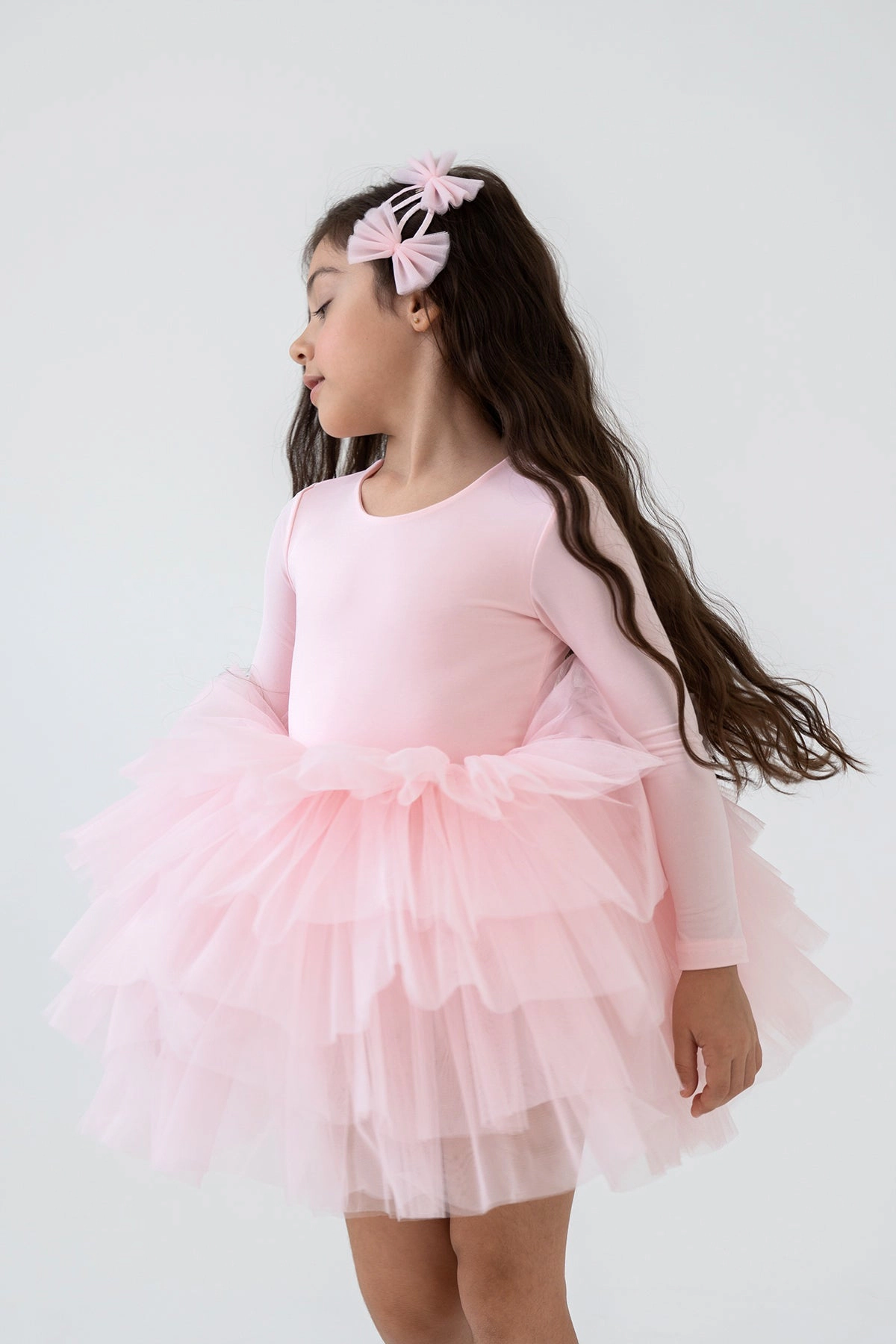 Mini Celebrities Girls Pink Bloom Tutu Dress