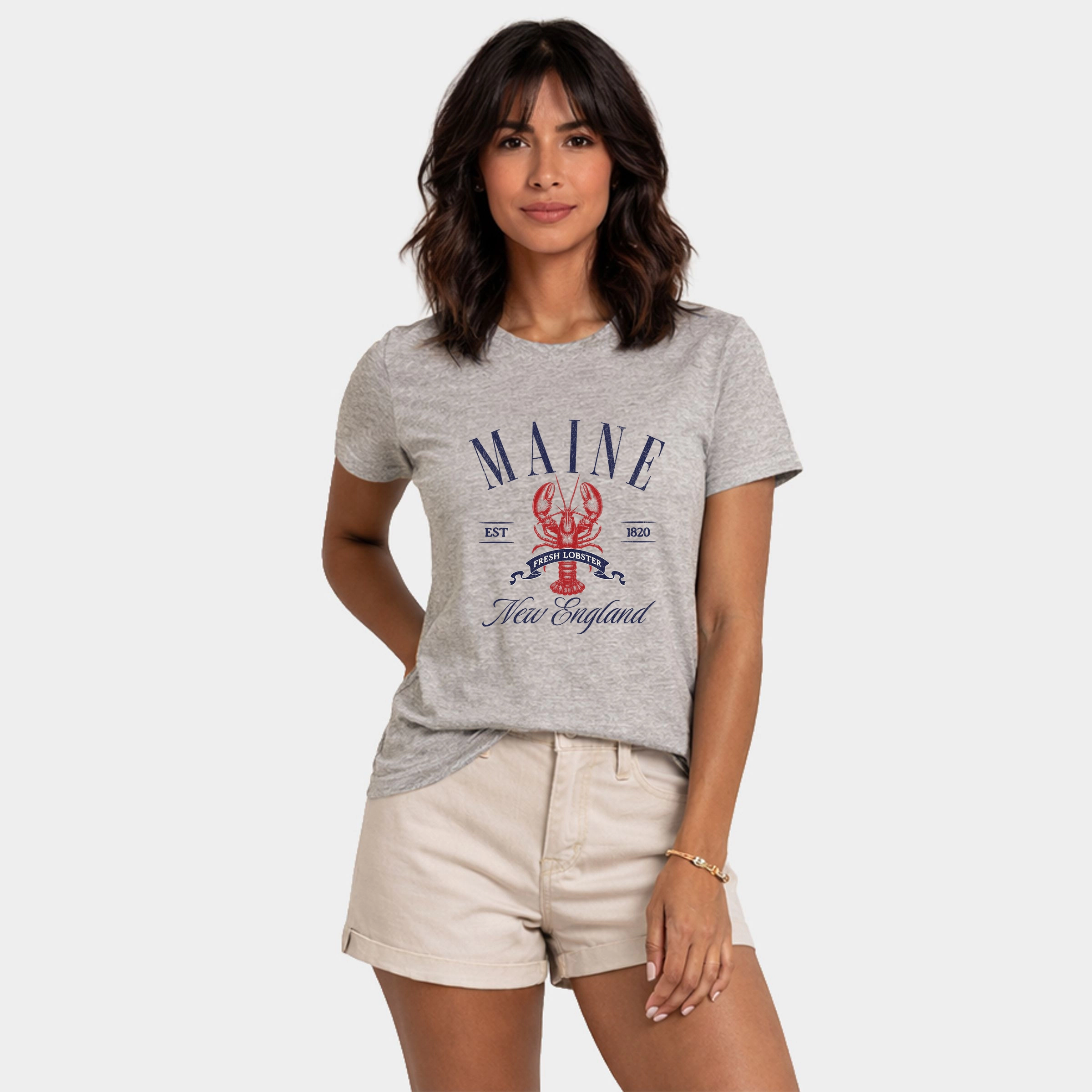 Simply Sage Market - Maine New England Women's Short Sleeve Graphic T-Shirt
