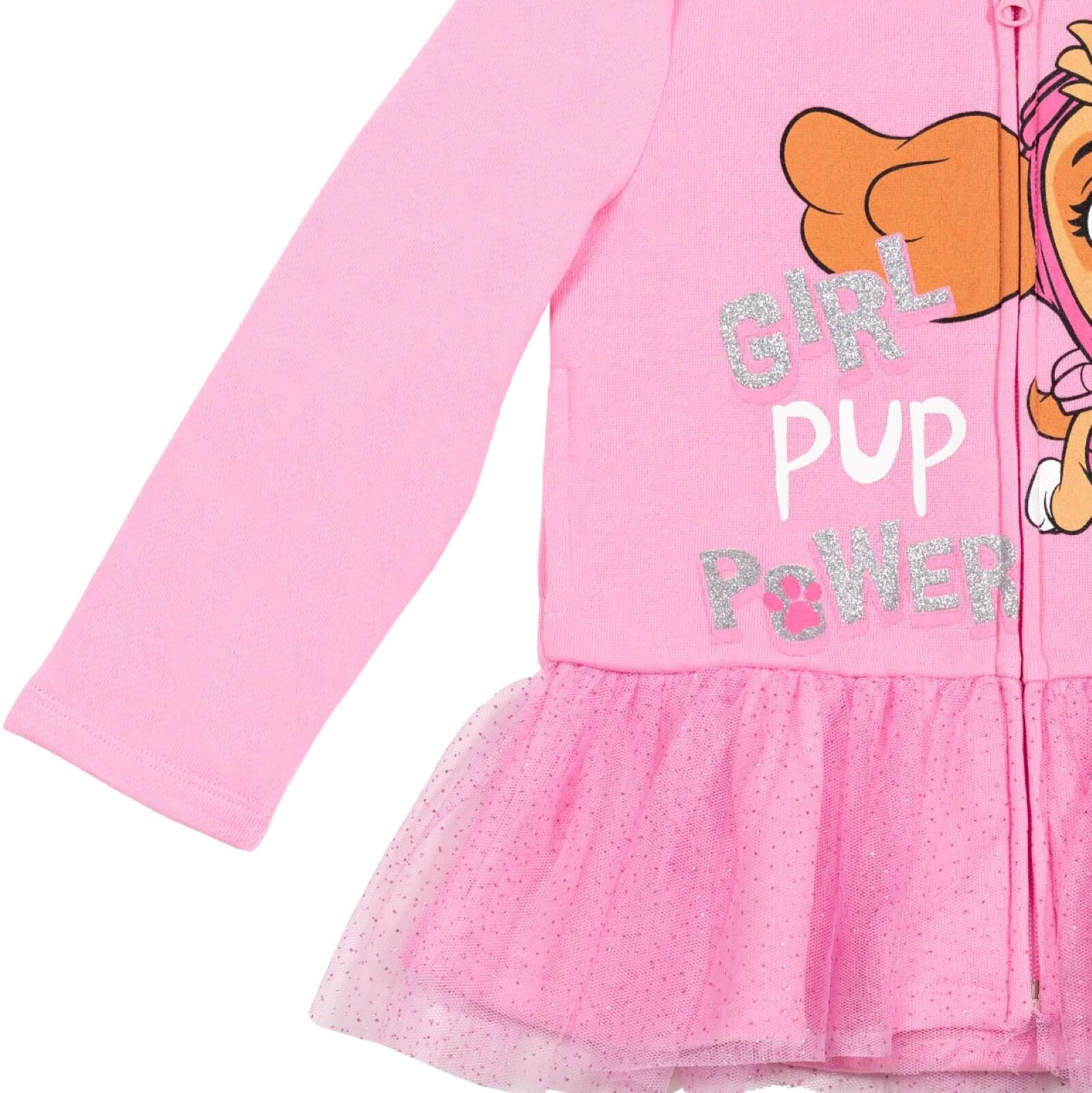 Paw Patrol Skye Girls' Fleece Zip-Up Hoodie