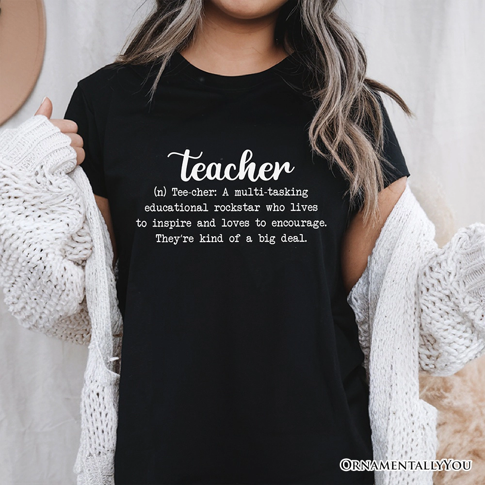 OrnamentallyYou Womens Teacher Definition T-Shirt