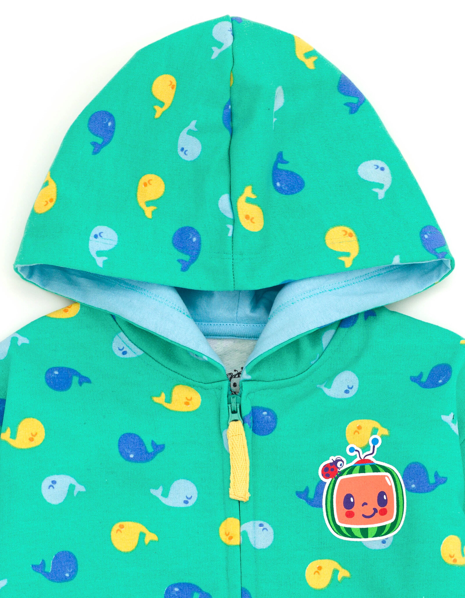 Cocomelon Boys' Fleece Zip-Up Hoodie