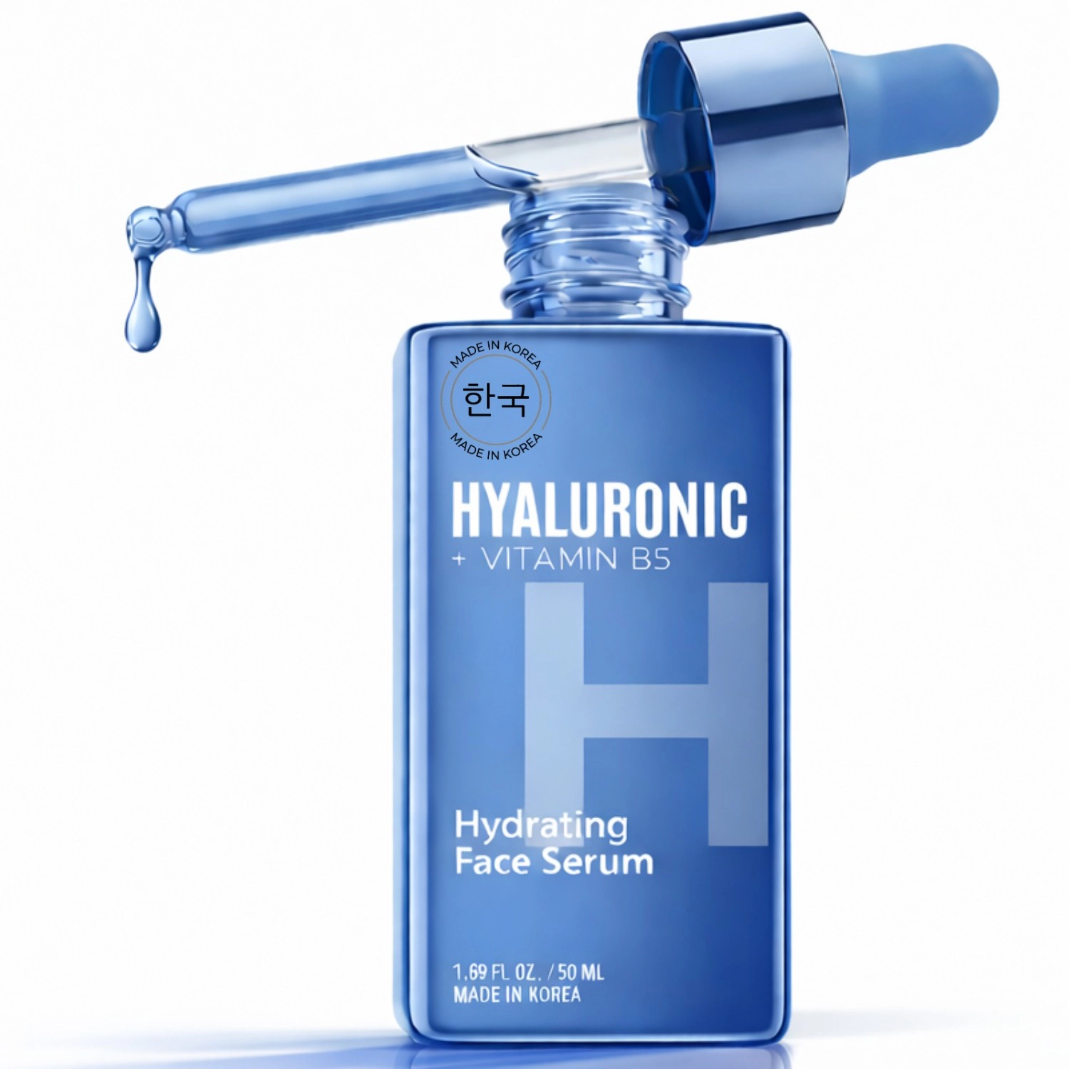 Lovery Hyaluronic + Vitamin B5 Hydrating Face Serum - Korean Skincare Dual-Action Plumping & Barrier Repair Treatment