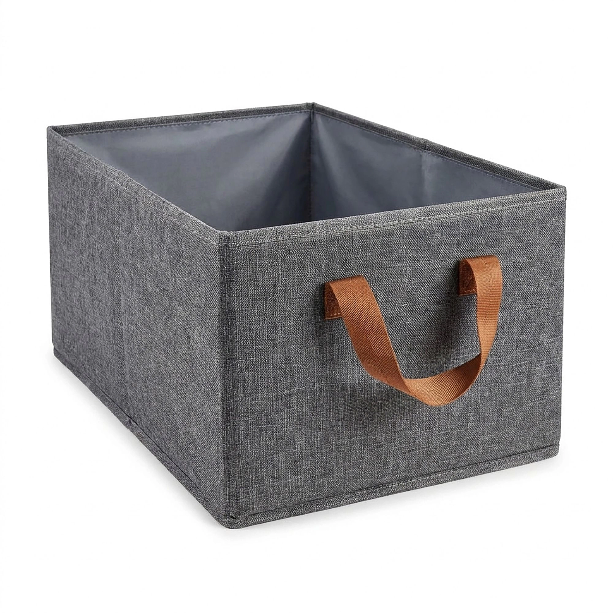 Alilang Unisex Foldable Fabric Storage Bin with Open Top and Carry Handles