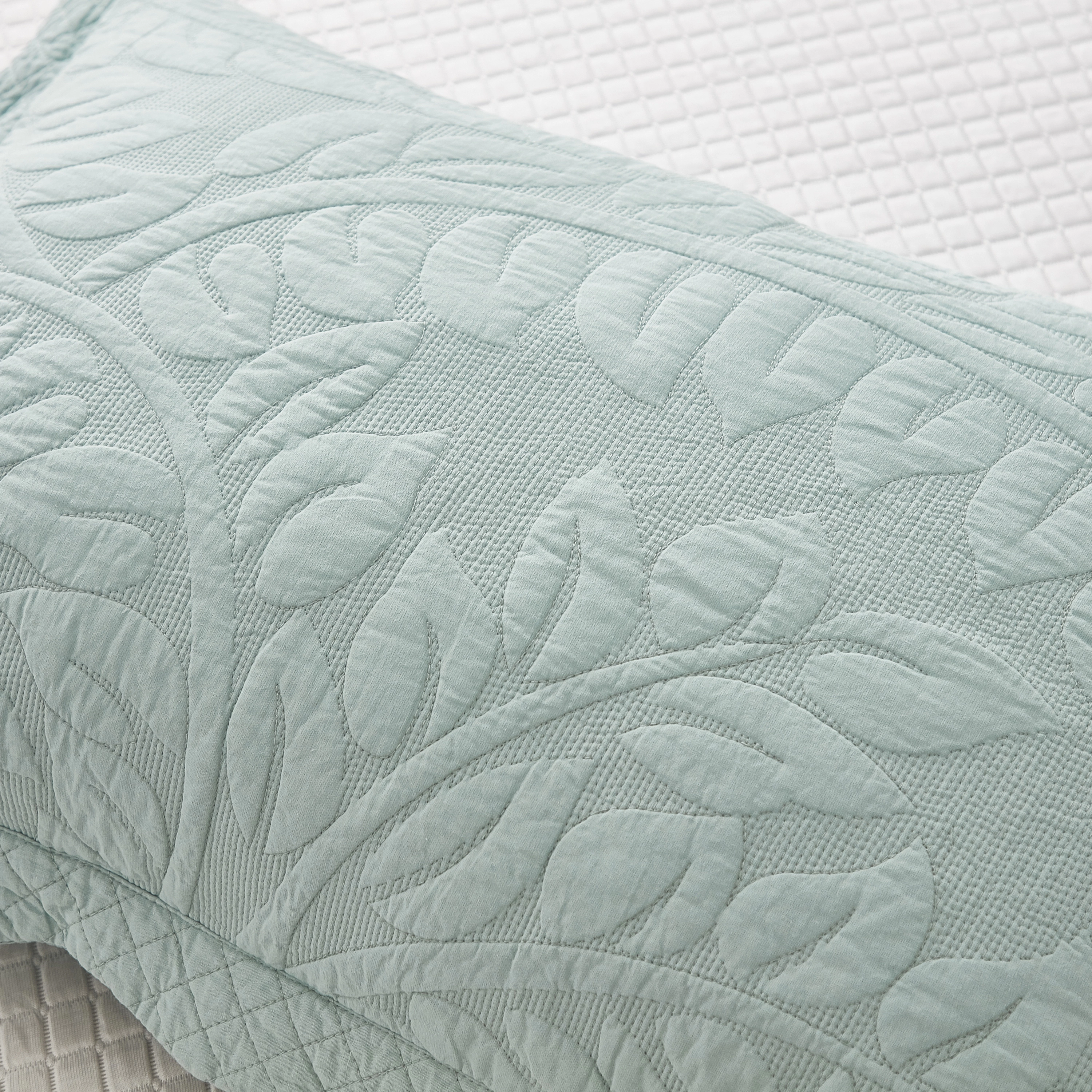 Marcielo 2 Piece 100% Cotton Quilted Pillow Shams, Decorative Covers