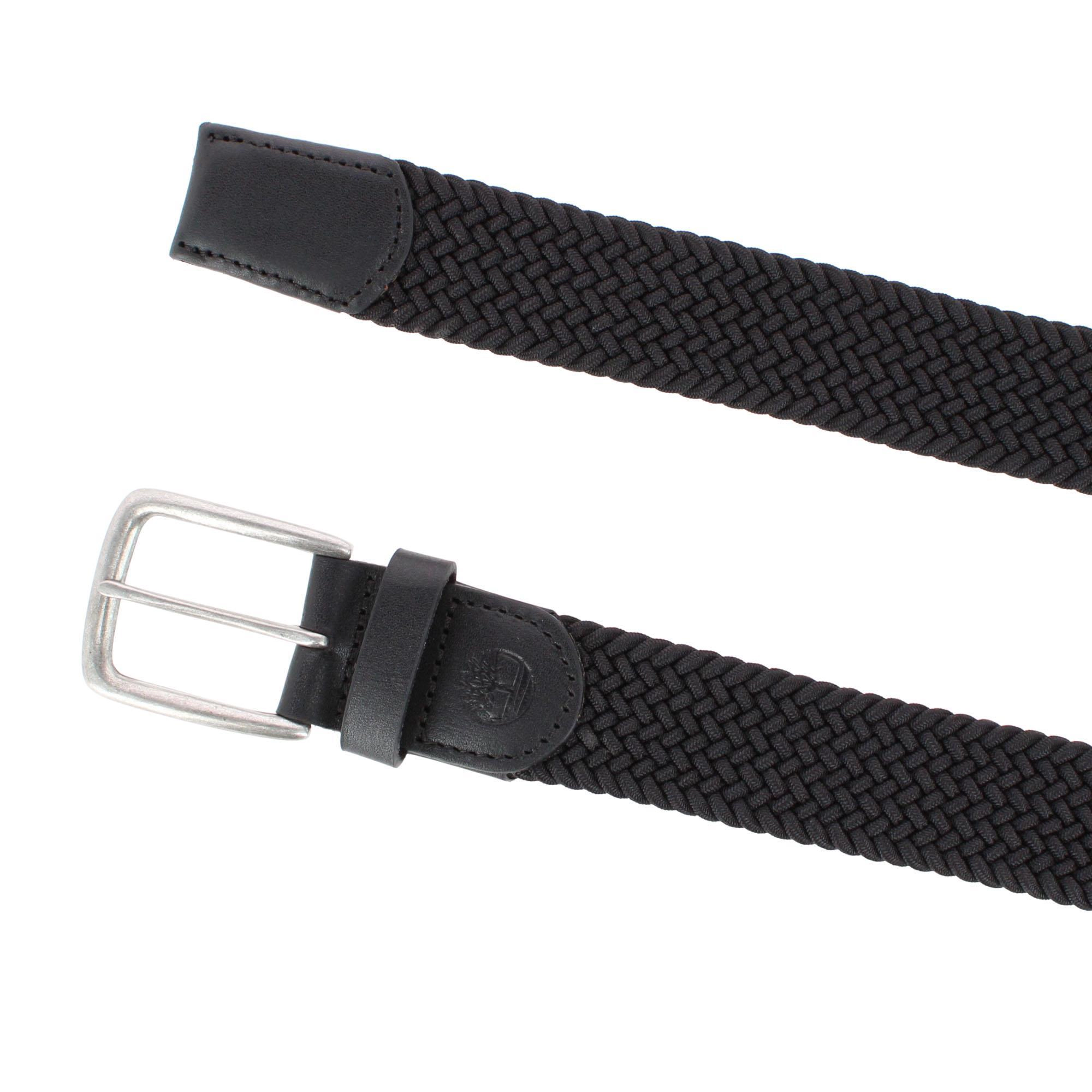 Timberland Men's 35mm Braided Stretch Casual Belt