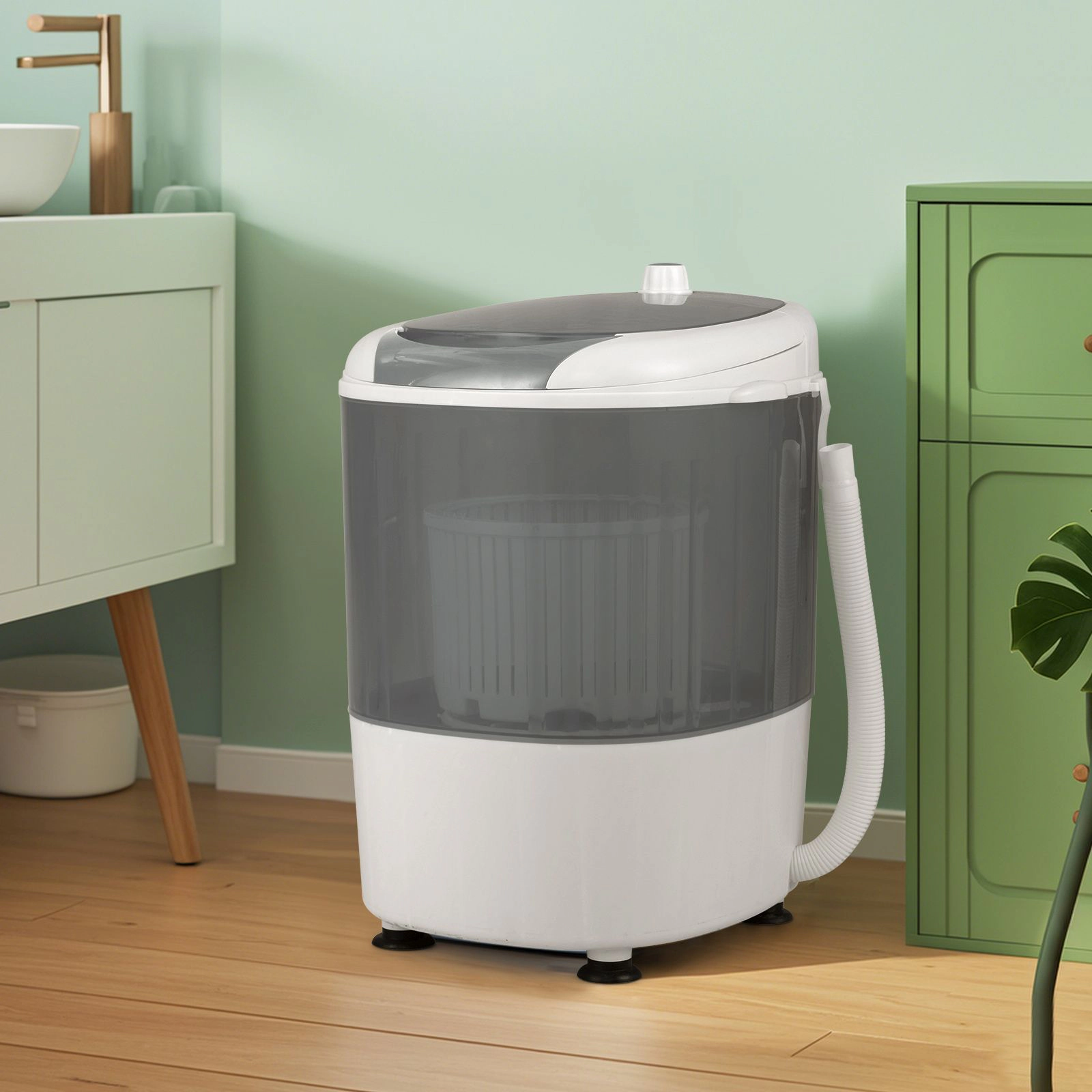 SlickBlue Portable Washing Machine with Spin Basket, 5.5 lbs