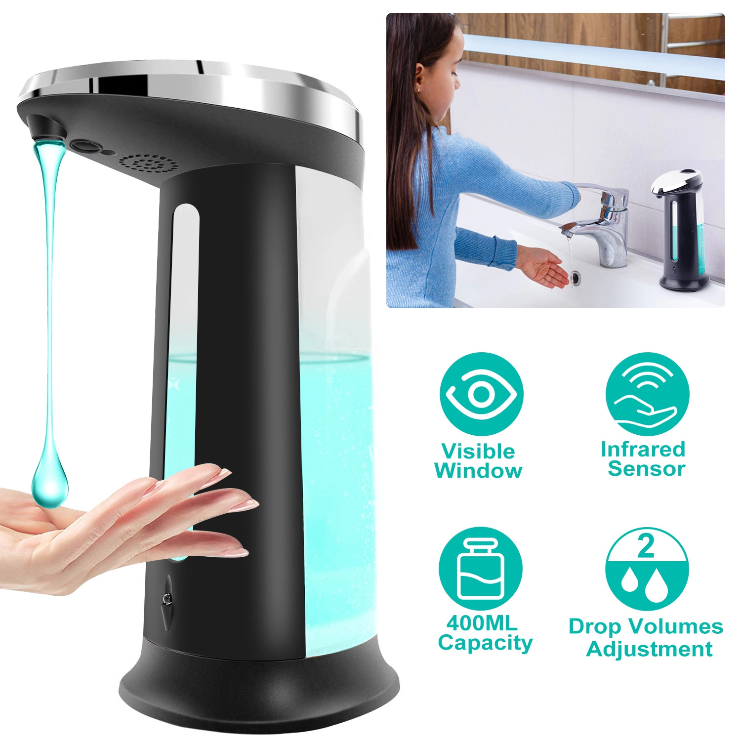 IMounTEK Unisex Automatic Sensor Soap Dispenser