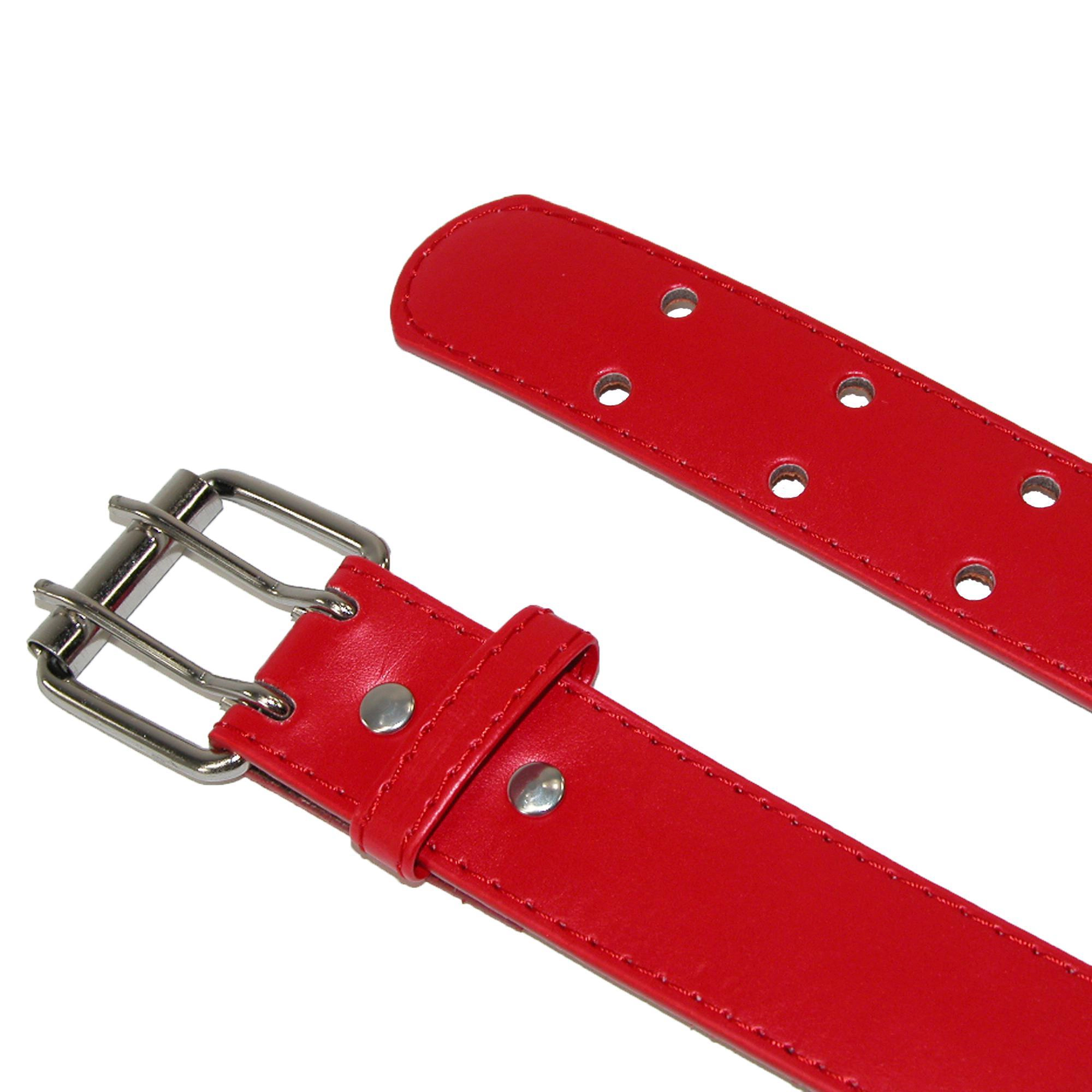 CTM® Kid's Leather Two Hole Jean Belt (Pack of 2 Colors)
