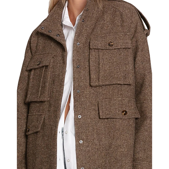 Belle & Bloom Womens All My Love Wool Overshirt
