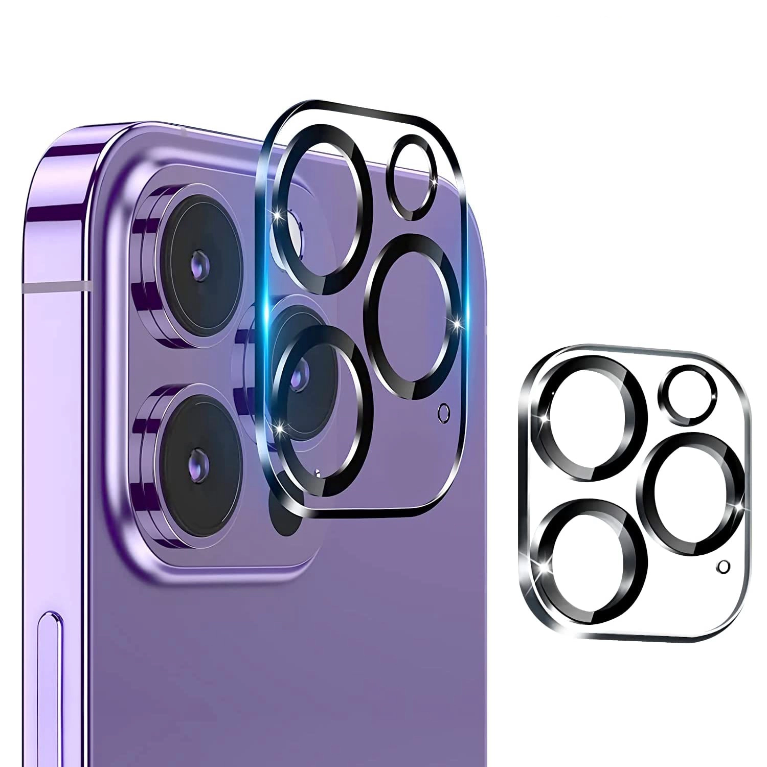 GBruno 9H Tempered Glass Screen Protector and Camera Lens Set, 2 + Pack