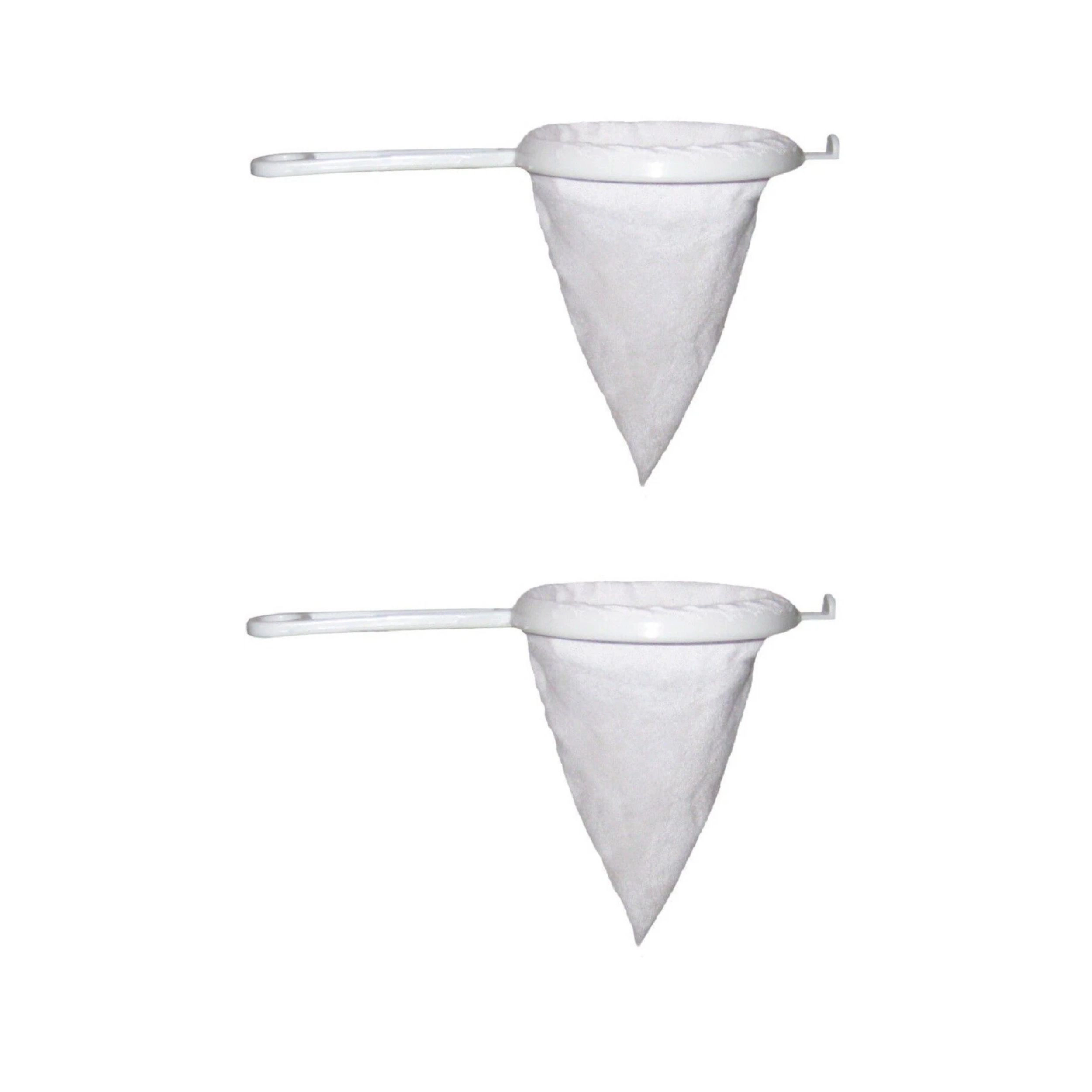 Home Collection Pack of 2 Spanish Coffee Filter Strainer Colador 7"