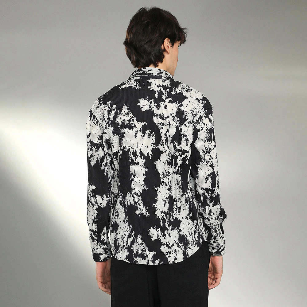 Splash-Pleat Shirt