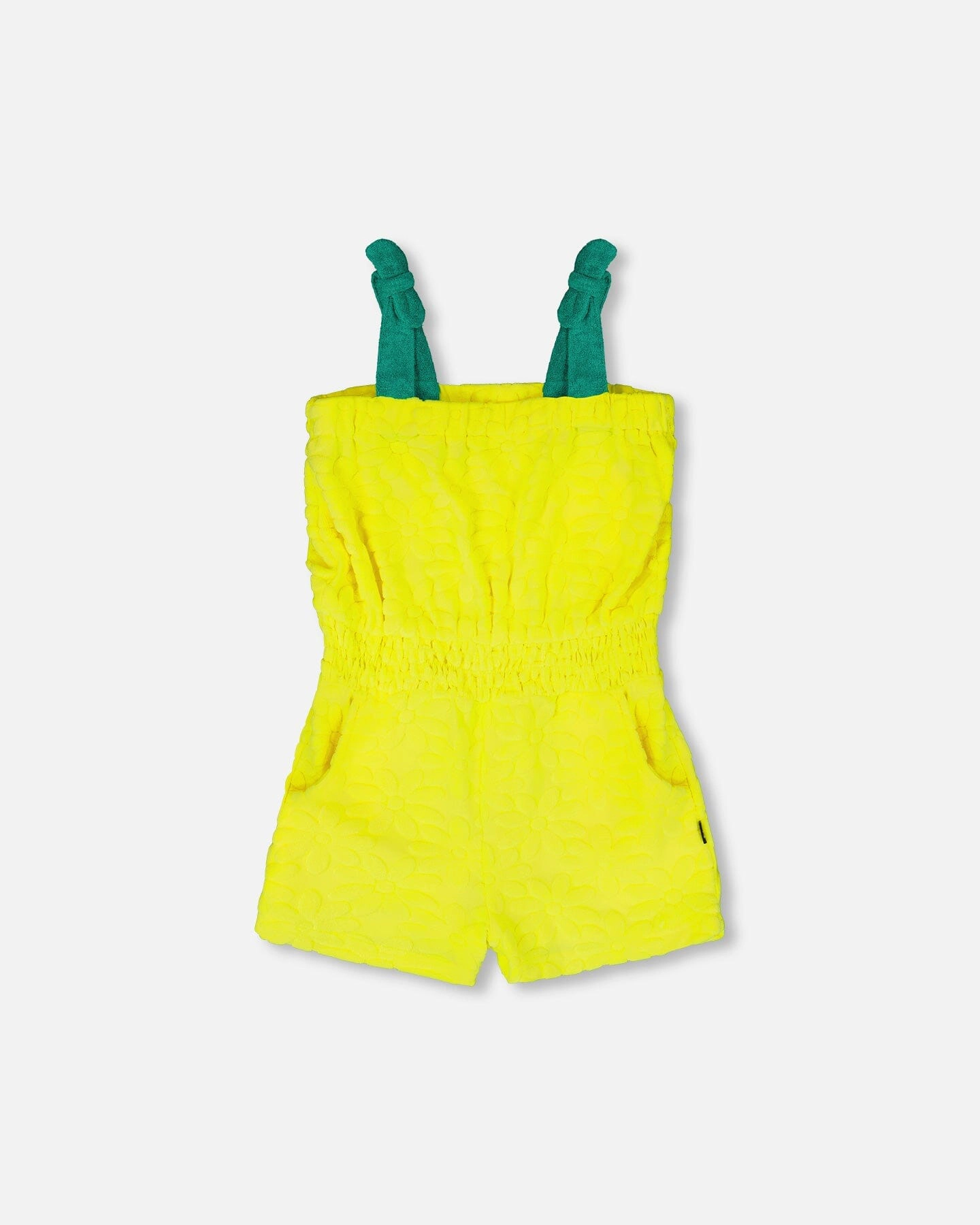 Deux par Deux Girls Terry Cloth Sleeveless Jumpsuit