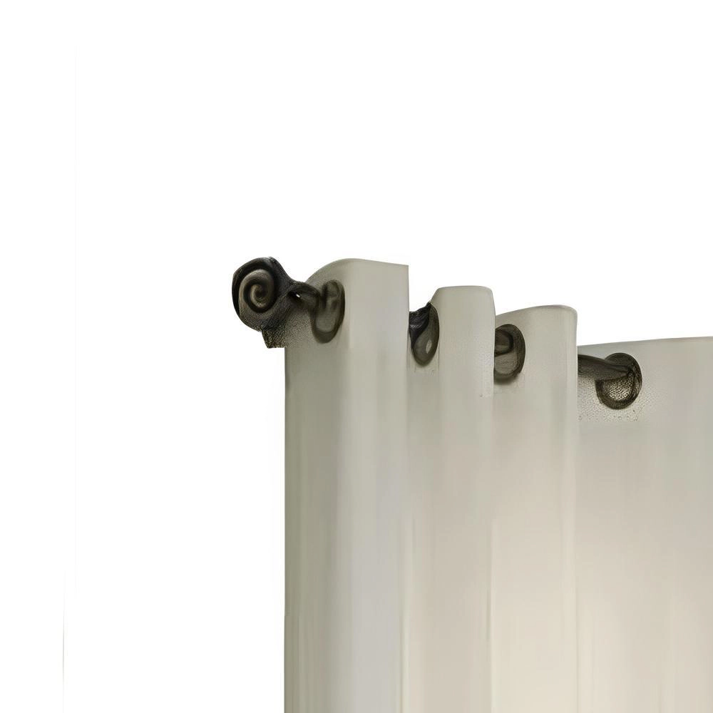 Commonwealth Thermavoile Rhapsody Lined European Voile Grommet Panel - 104x84" - White