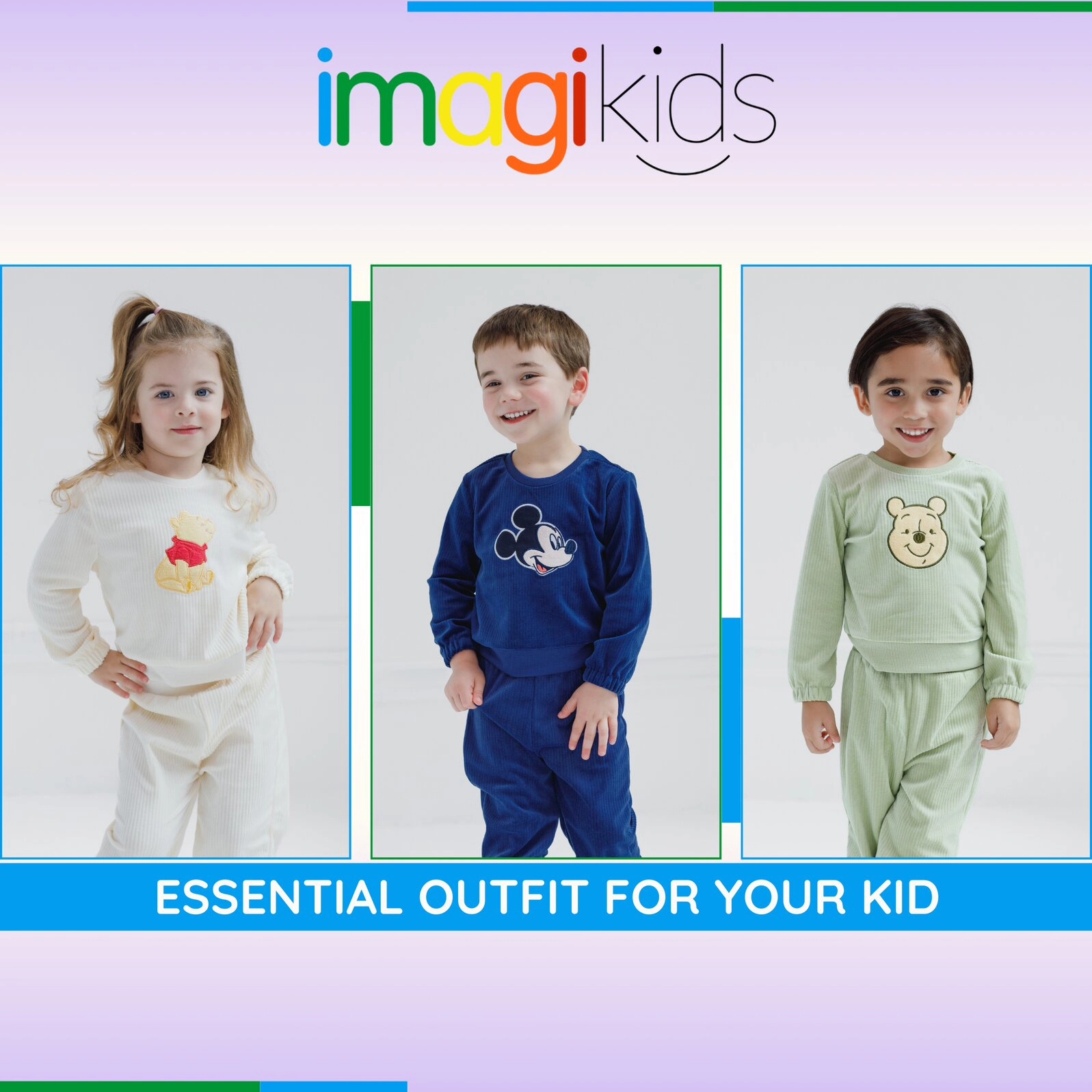 Disney Velour 2-Piece Sweatshirt and Pants Set
