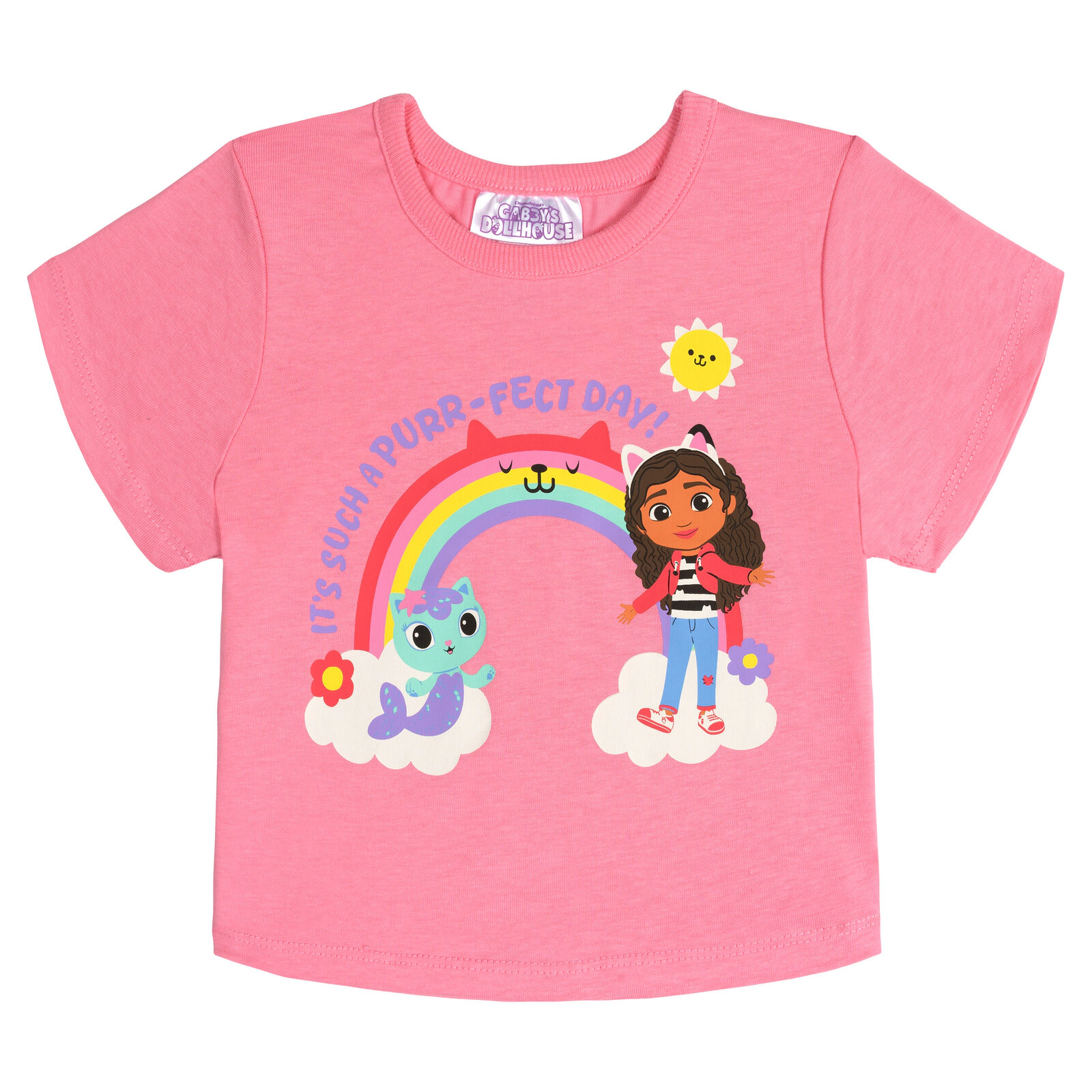 Dreamworks Gabby's Dollhouse Girls' 2-Piece T-Shirt and Skort Set