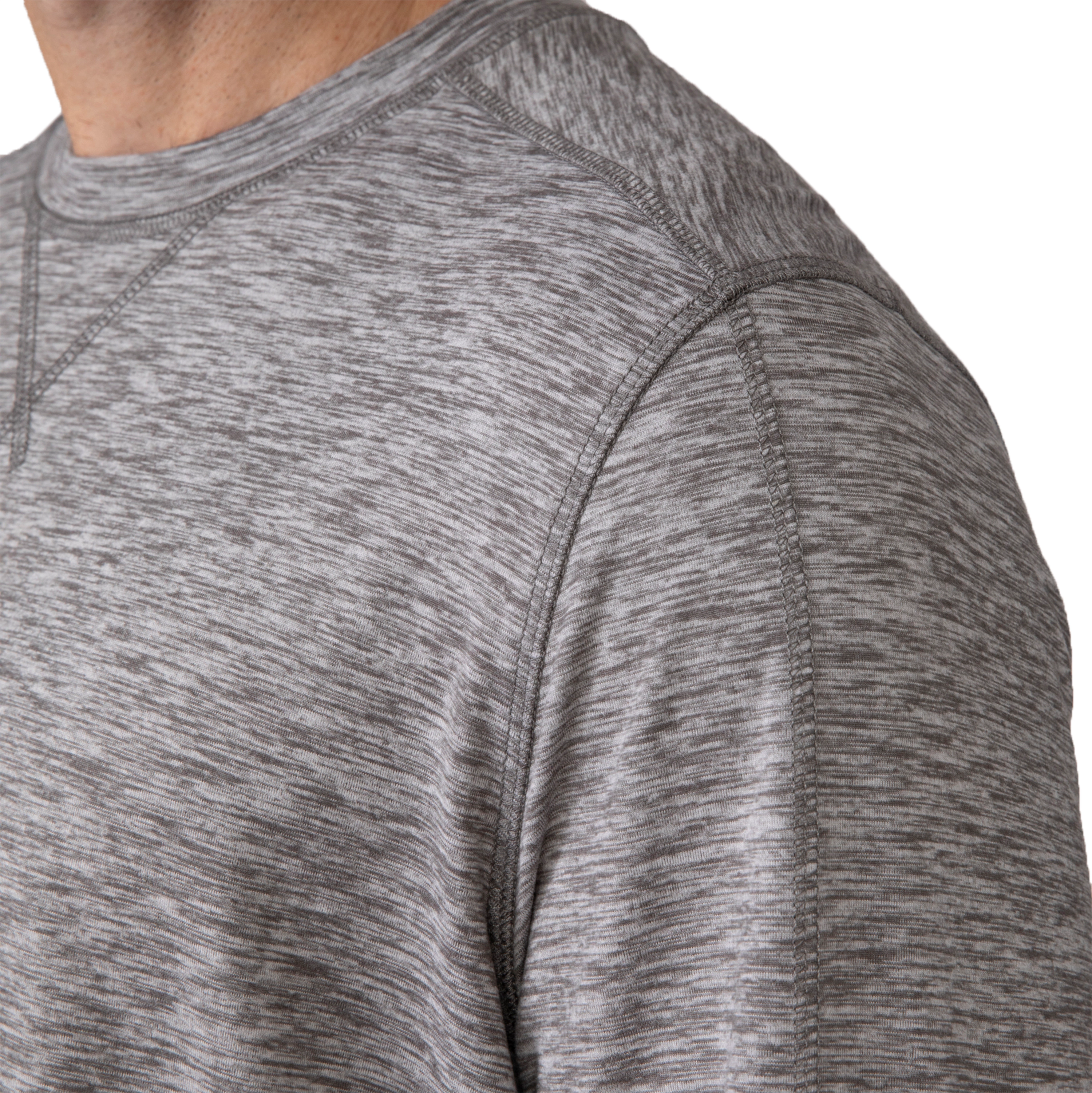 Free Country Men's FreeCycle® Sueded Long Sleeve Crew Neck