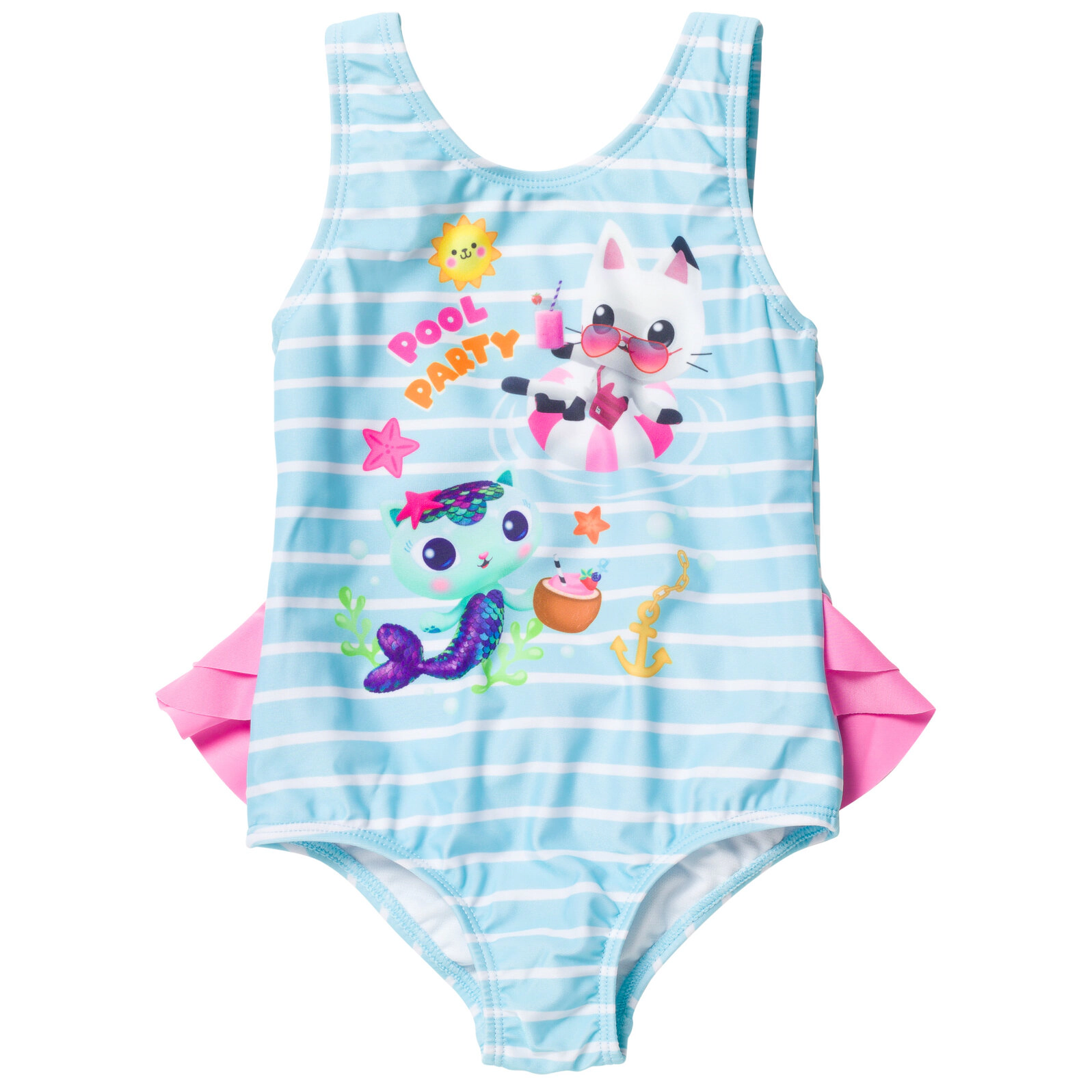 Dreamworks Gabby's Dollhouse Girls' One Piece Bathing Suit