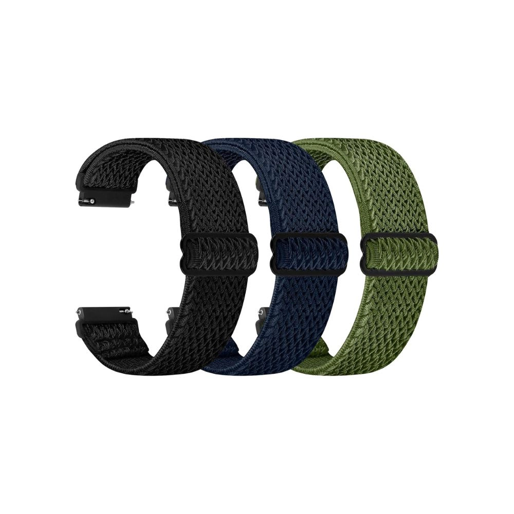 OneLink Gadgets Adjustable Elastic Nylon Watch Band 22mm