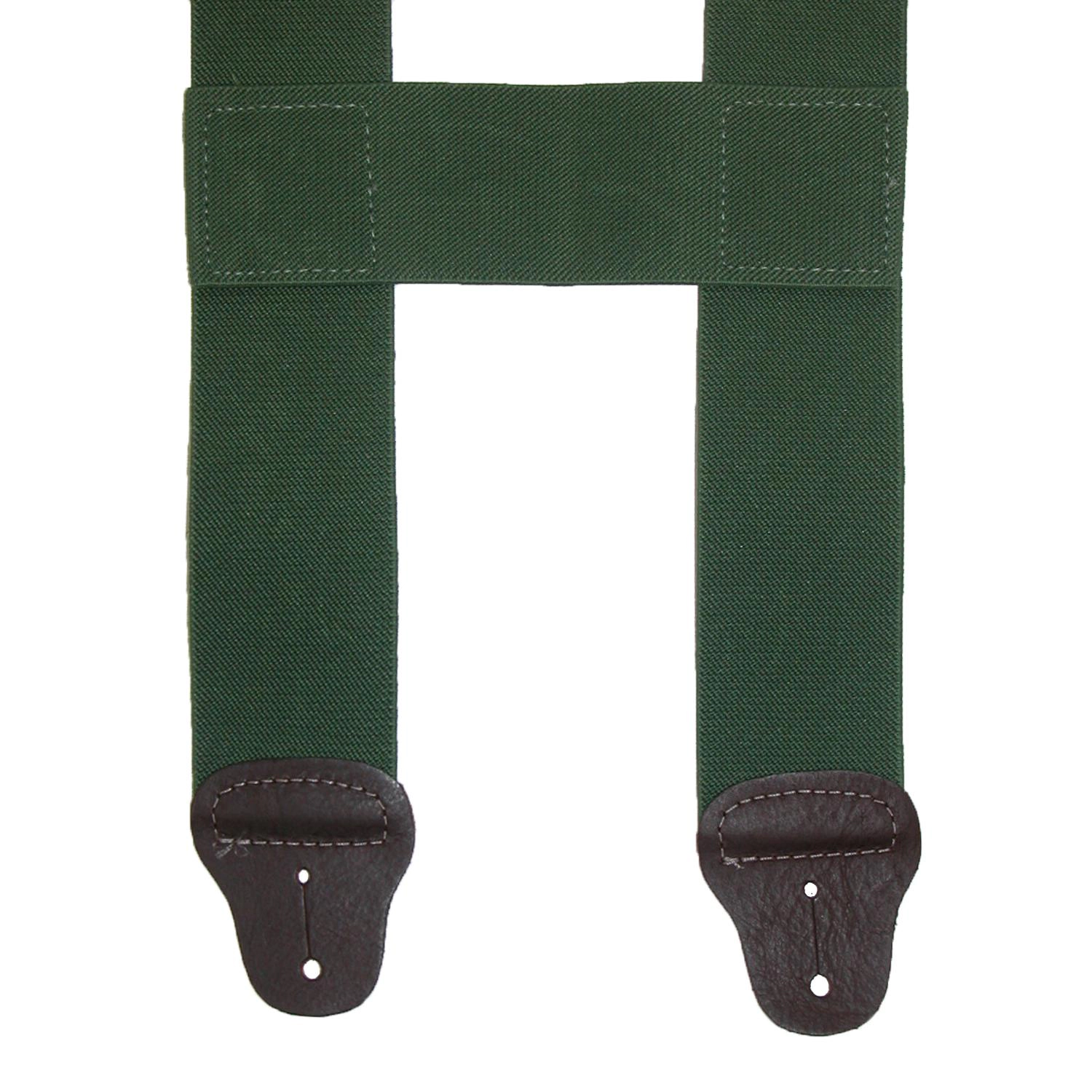 CTM Men's Elastic 2 Inch Wide Button-End Wader Suspenders