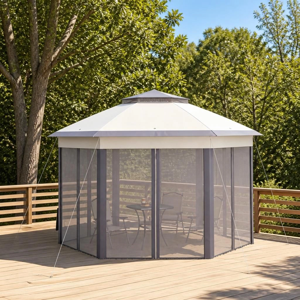 WOW PIONEER Square Outdoor Canopy Gazebo
