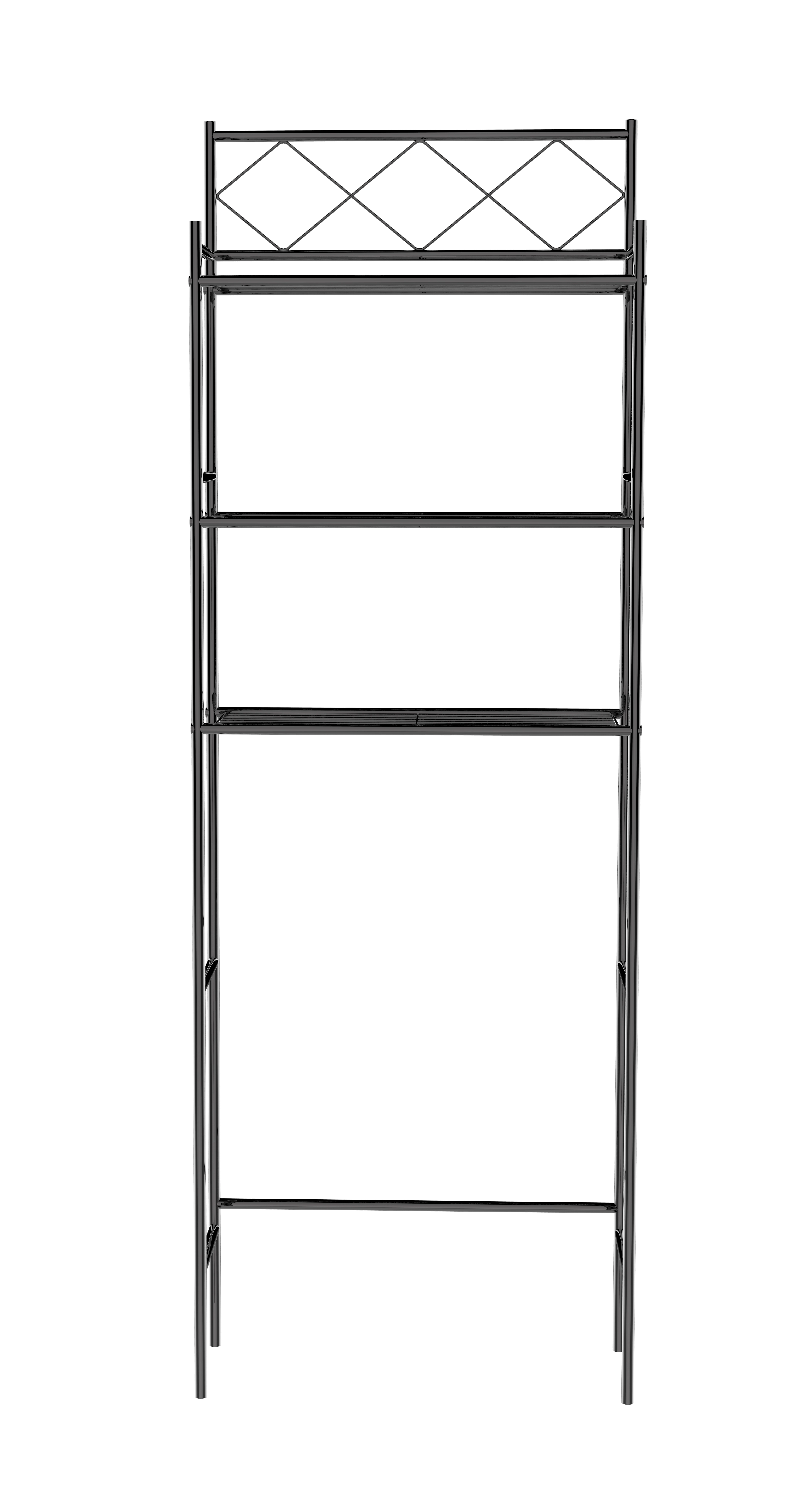 J&V TEXTILES 3-Shelf Metal Bathroom Organizer Over The Toilet, Space Saver
