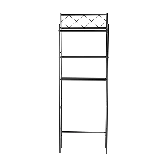 J&V TEXTILES 3-Shelf Metal Bathroom Organizer Over The Toilet, Bathroom Space Saver